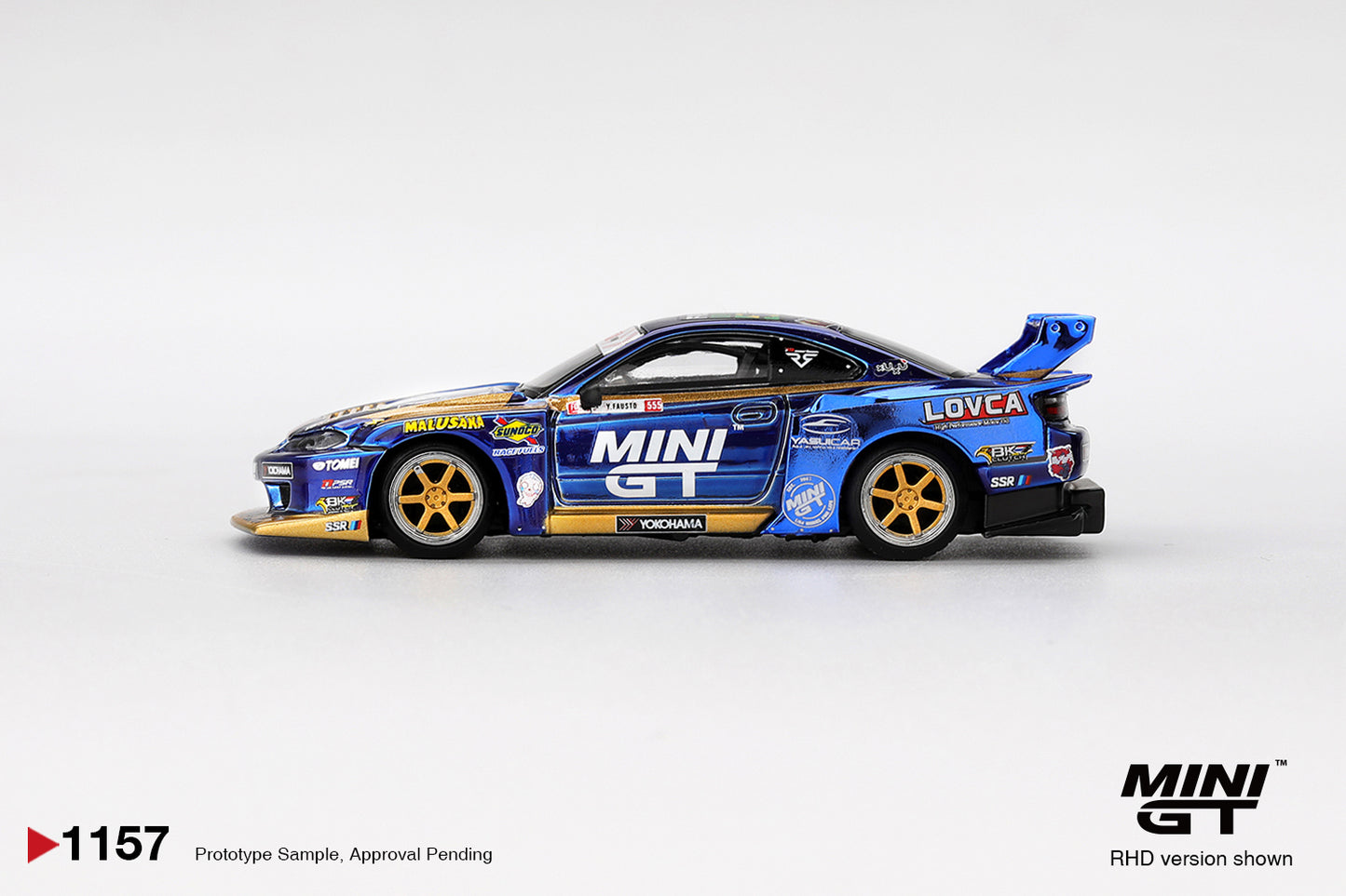 *PRESALE Mini GT #1157 Nissan Silvia S15 Liberty Walk #555 Formula Drift 2025 *PUDEŁKO