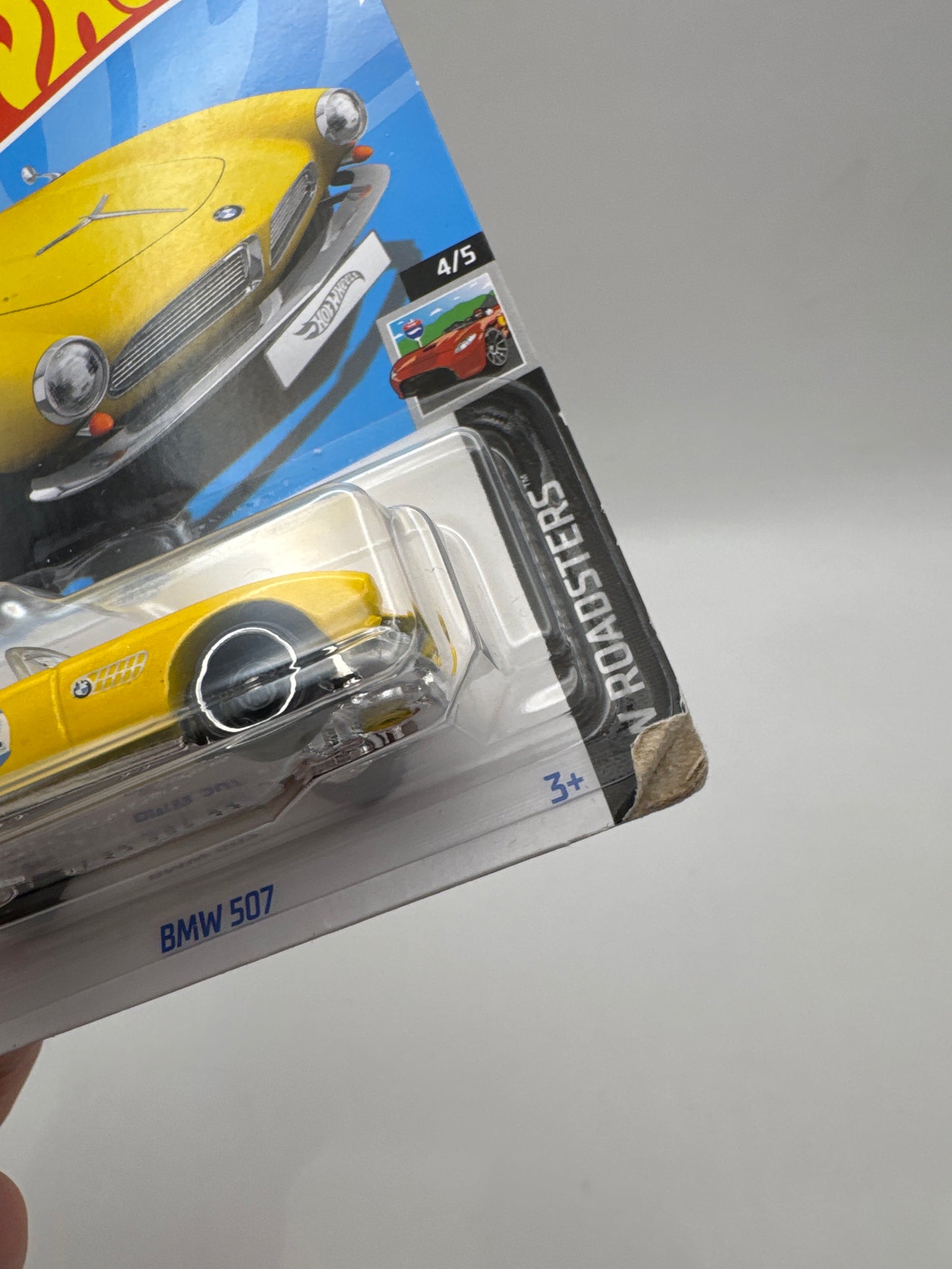 BMW 507 Yellow Long Card