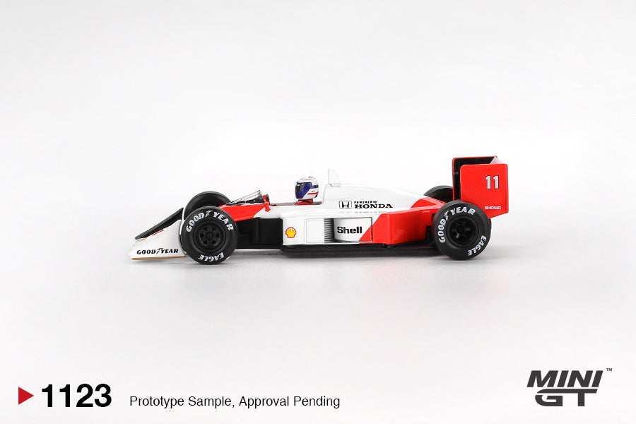*PRESALE Mini GT #1123 McLaren MR4/4 #11 Alain Prost Japanese GP 1988 *PUDEŁKO