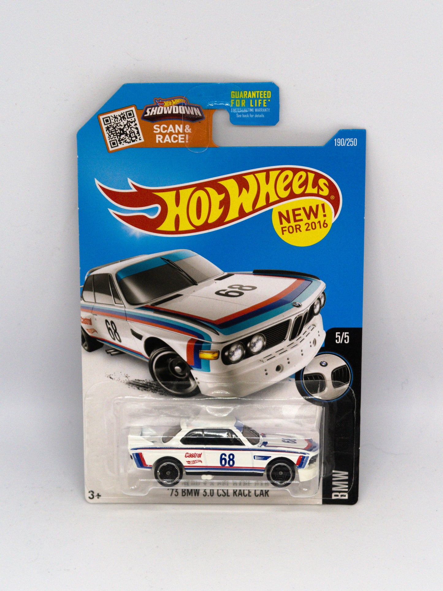 '73 BMW 3.0 CSL Race Car White