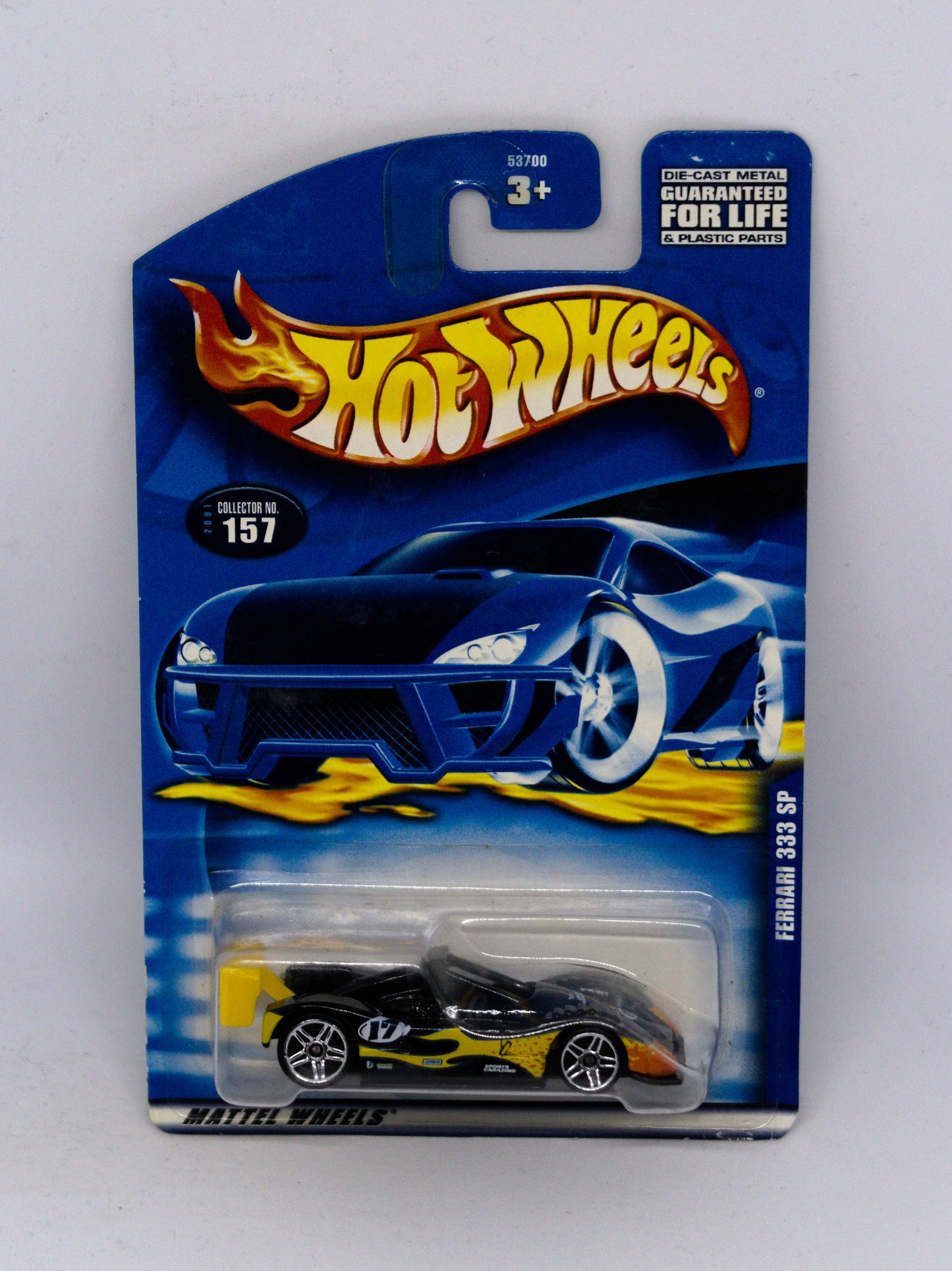 Ferrari 333 SP Black with Yellow Wing