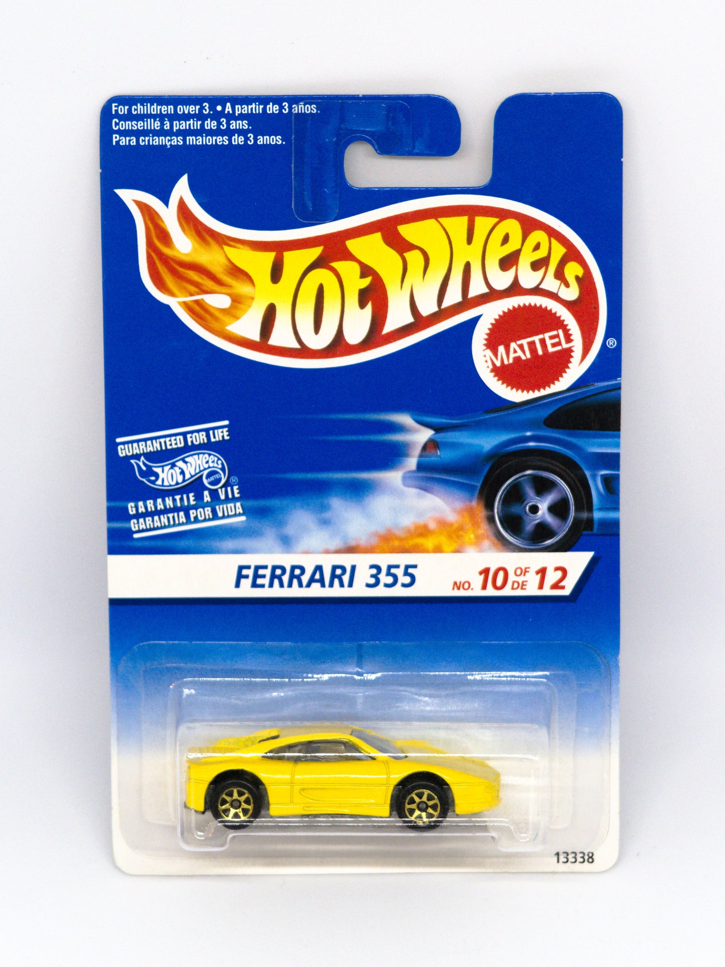 Ferrari 355 Yellow - 7-spoke gold rims