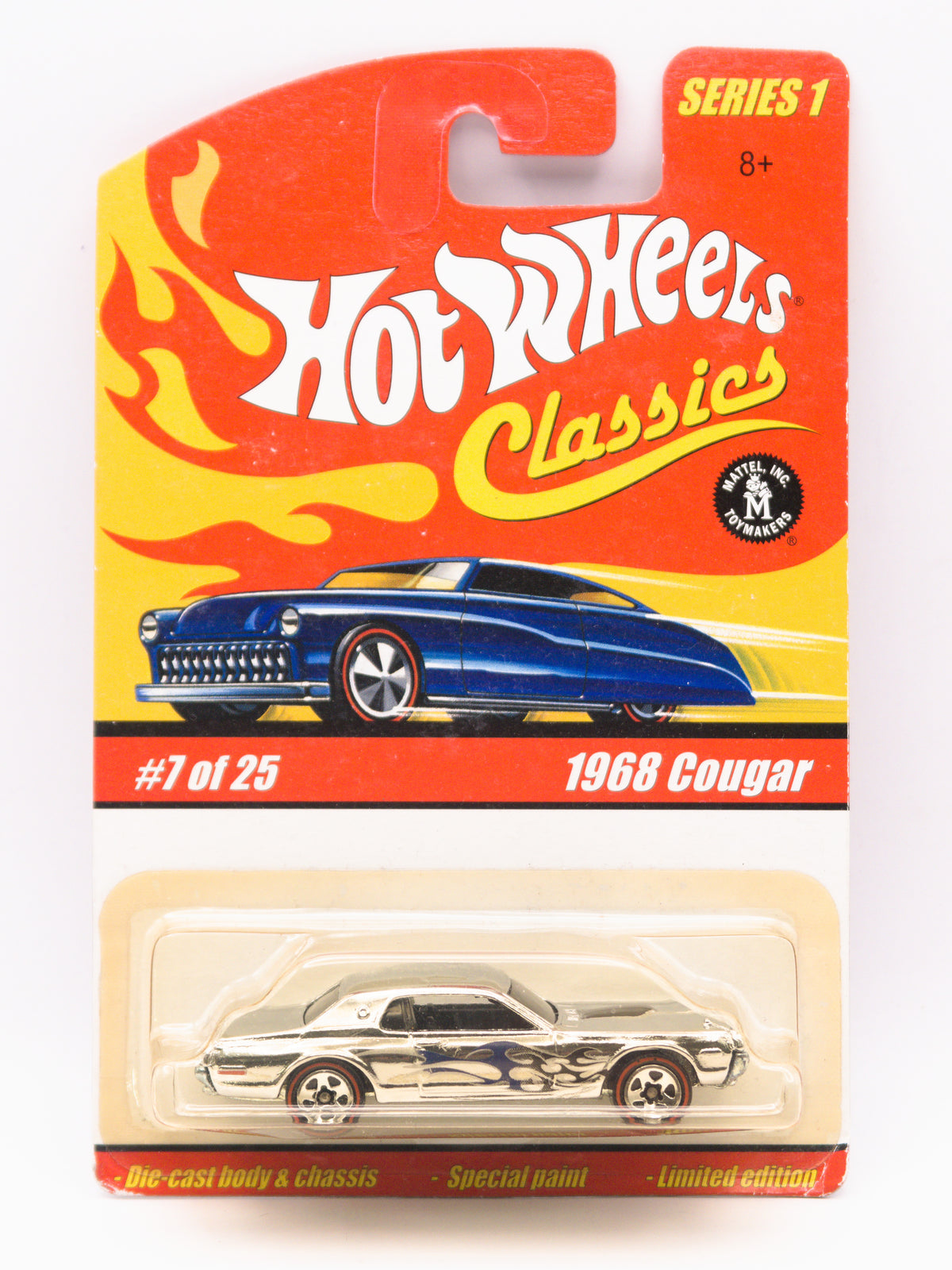 1968 Cougar Srebrny Hot Wheels Classics *Blister