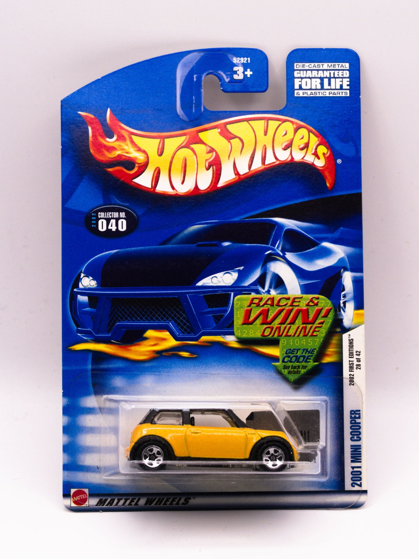 2001 Mini Cooper Yellow