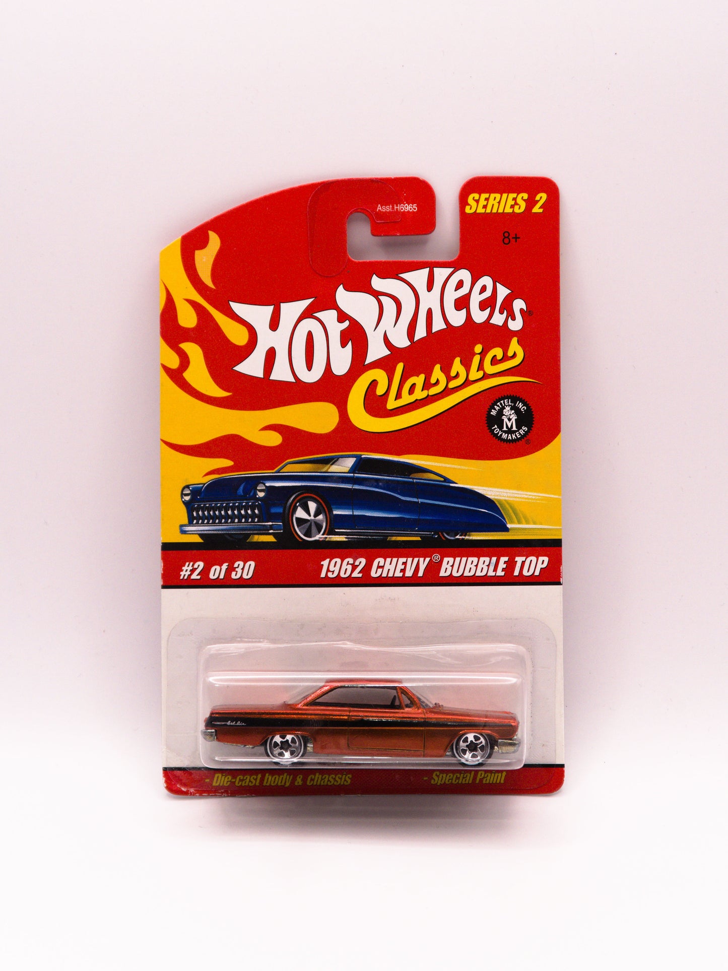Hot Wheels Classics 1962 Chevy Bubble Top Orange