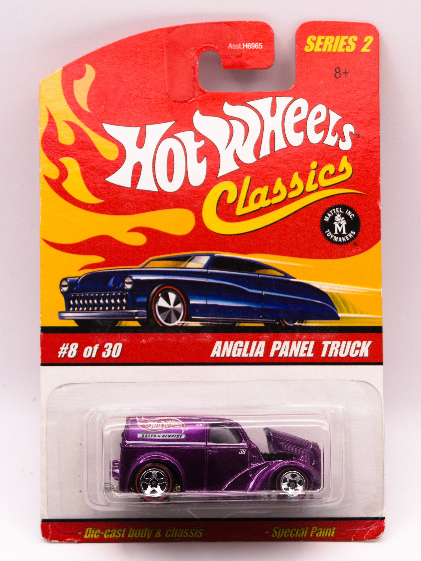Hot Wheels Classics Anglia Panel Truck Purple