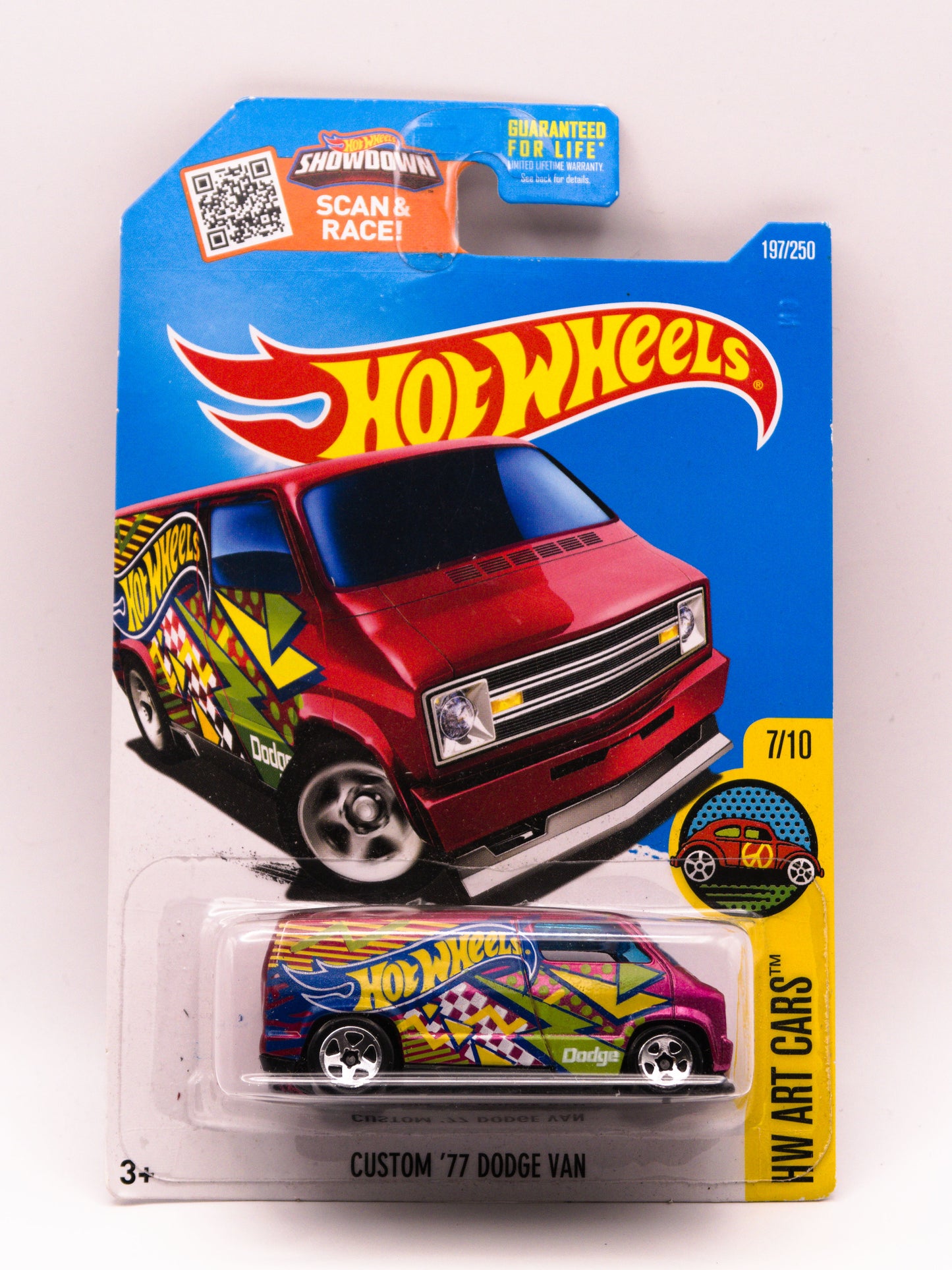 Custom '77 Dodge Van Red