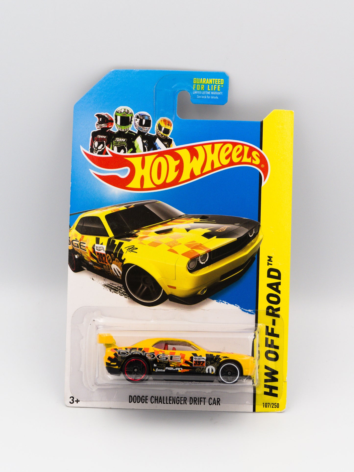 Dodge Challenger Drift Car Yellow