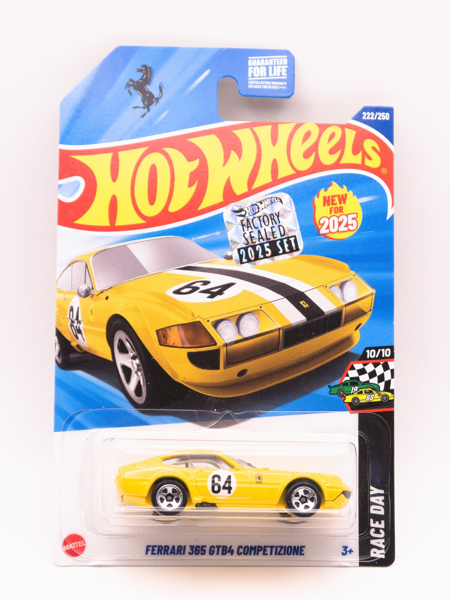 Ferrari 365 GTB4 Competizione Żółty Factory Sealed