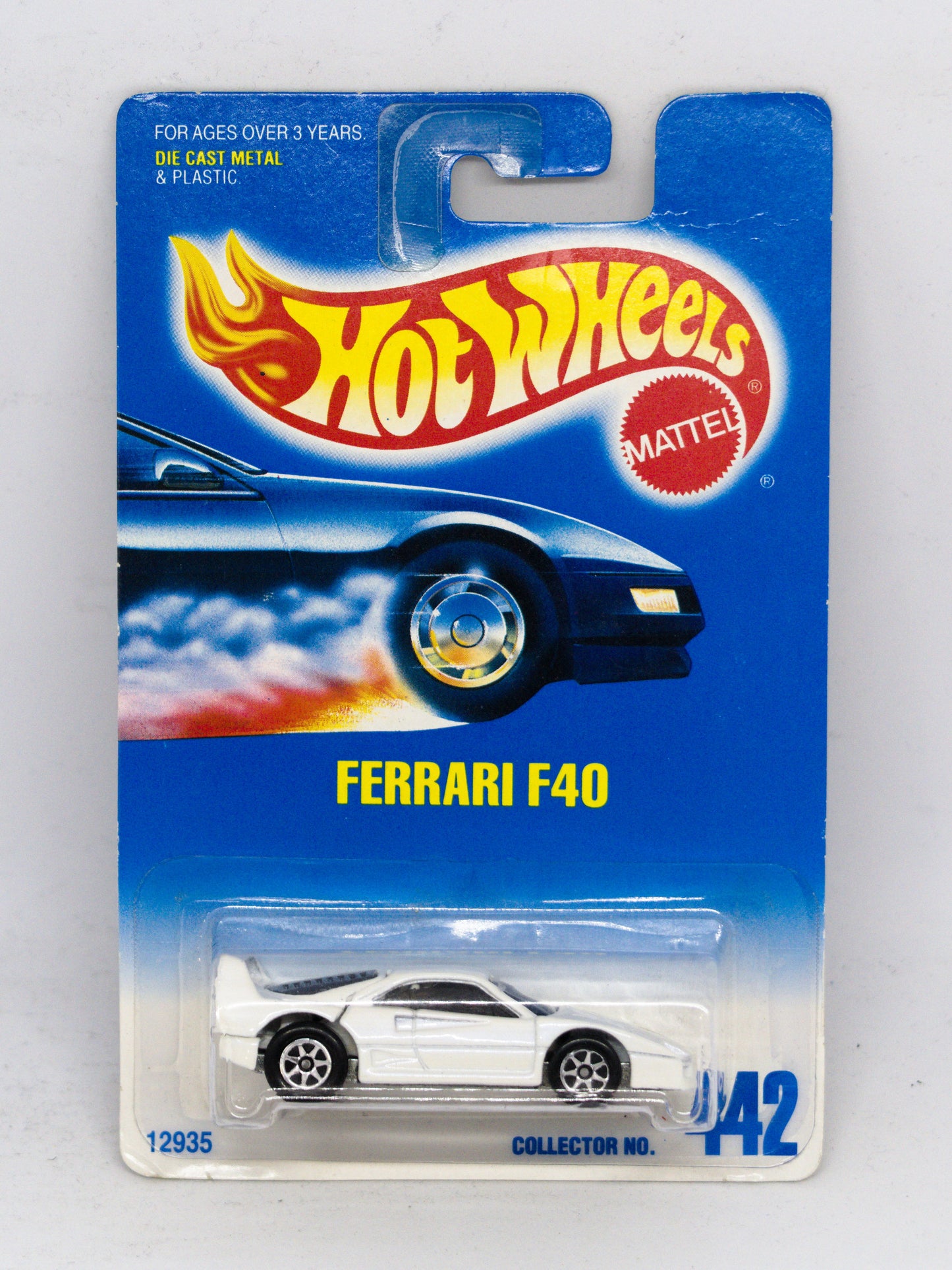 Ferrari F40 White 7SP Wheels *Slightly Damaged