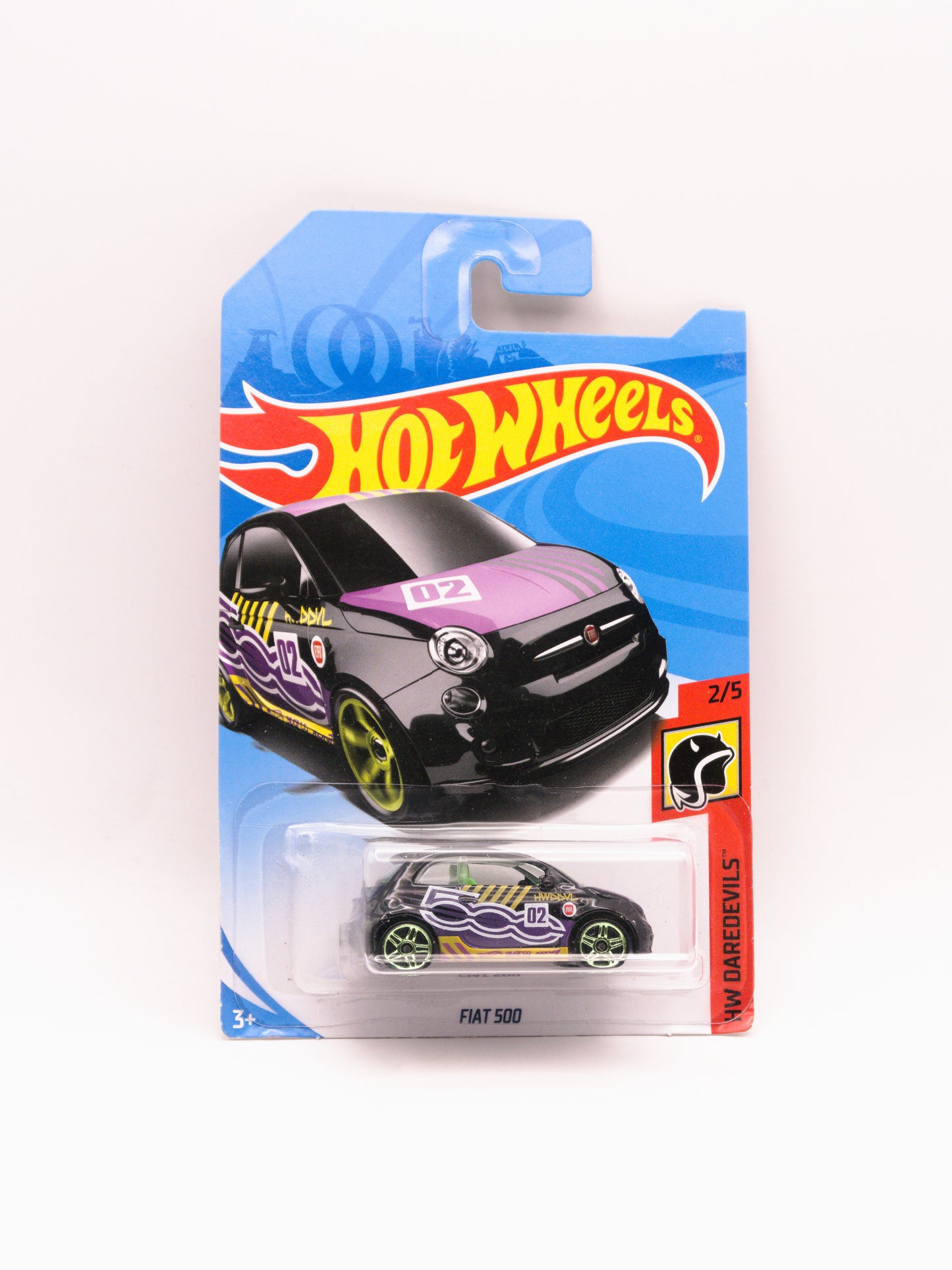 Fiat 500 Czarny *Blister