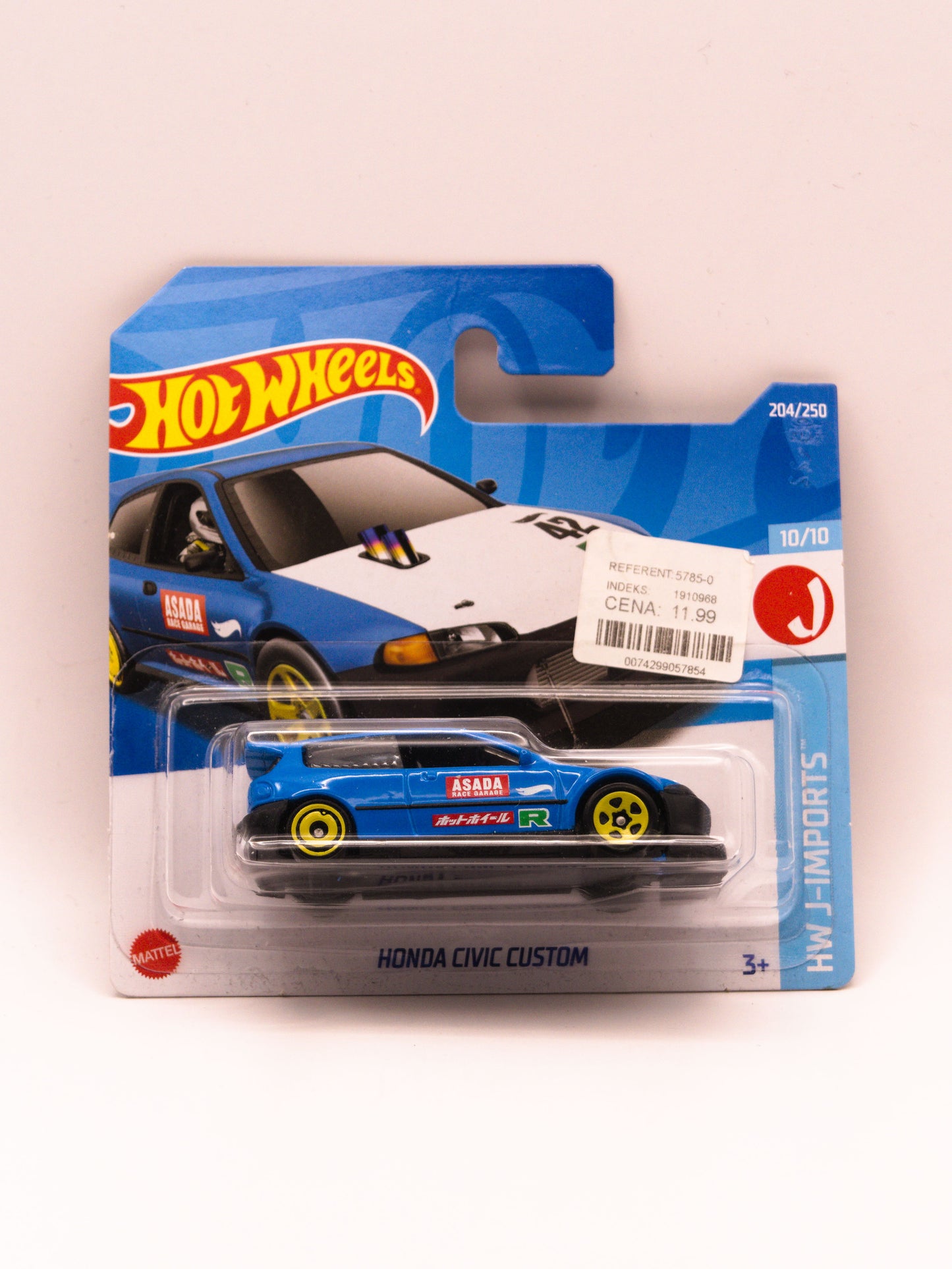 Honda Civic Custom Blue *Sticker