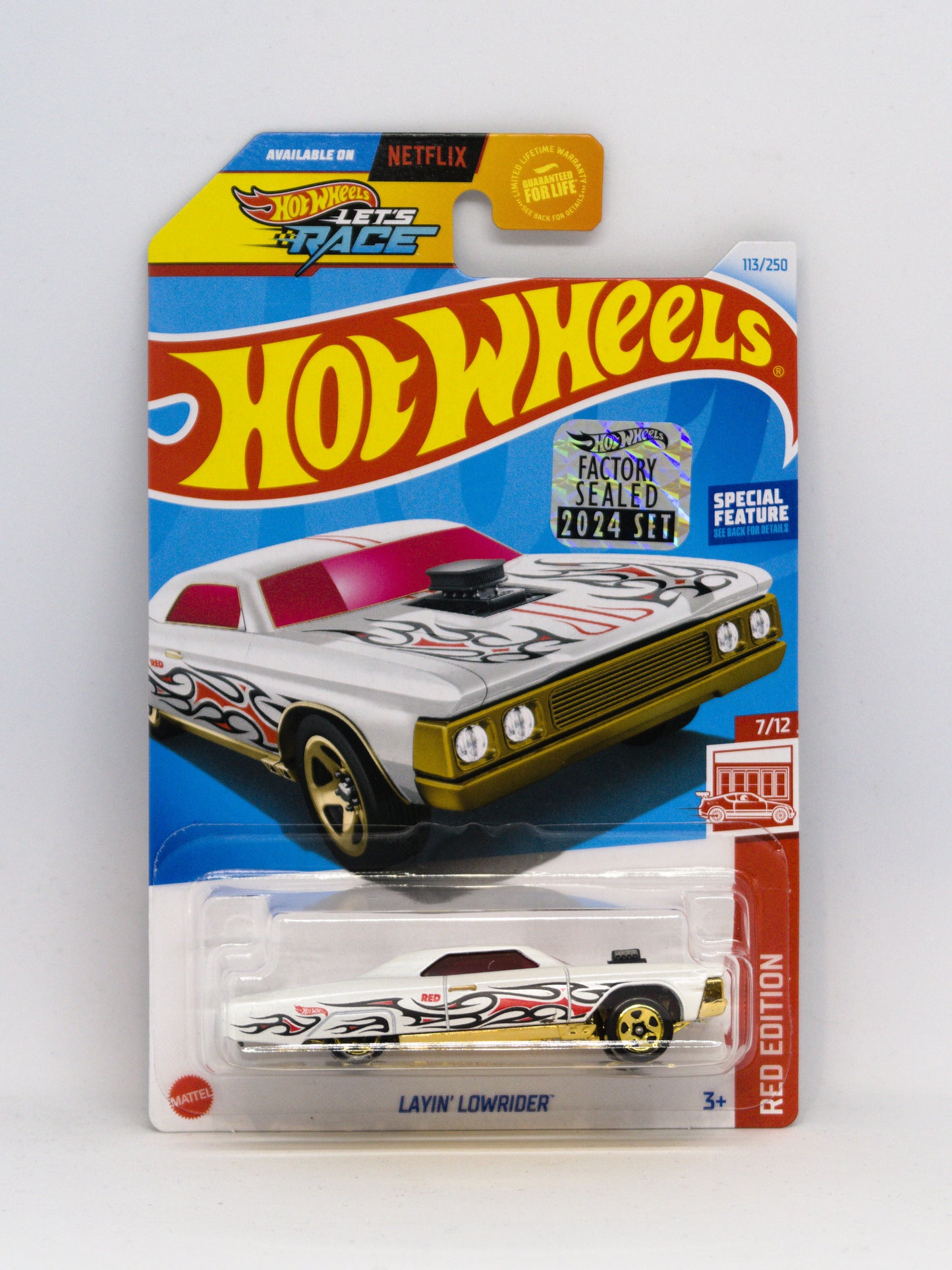 Layin Lowrider White Factory Sealed Red Edition