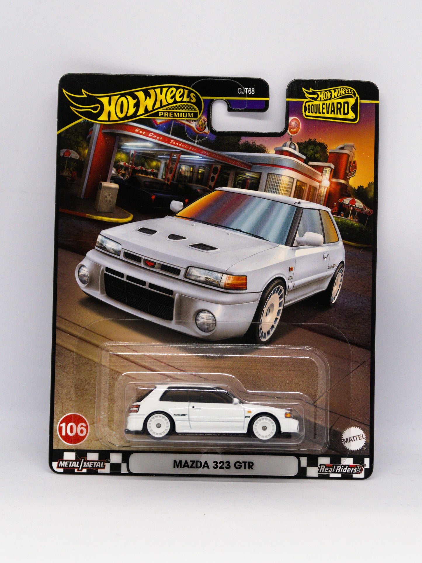 Mazda 323 GTR White Premium Boulevard #106
