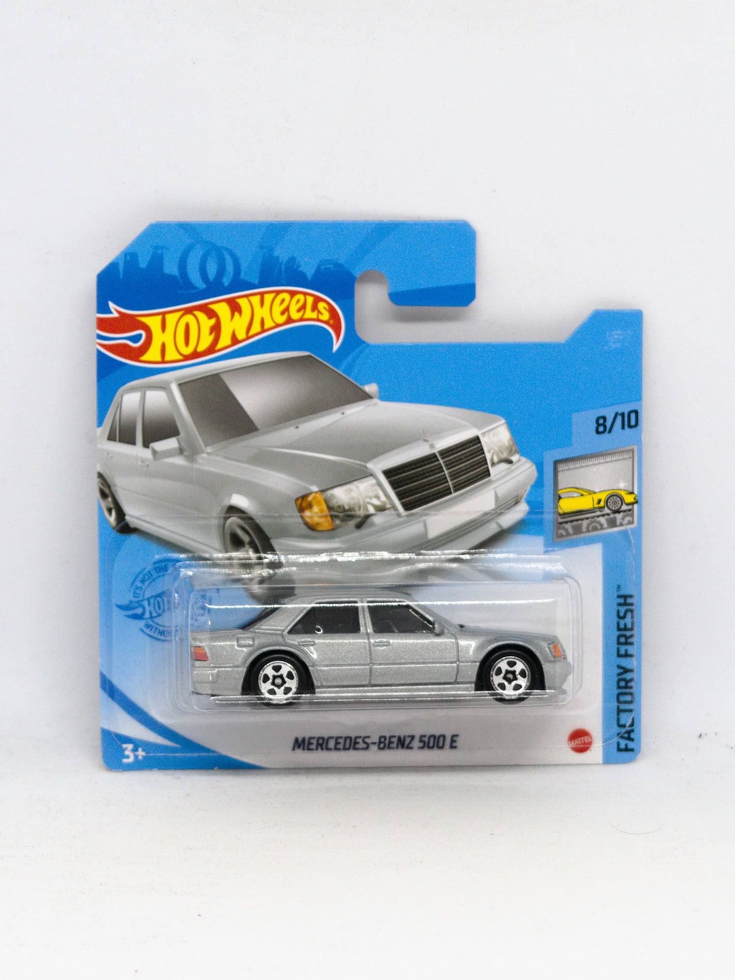 Mercedes-Benz 500 E Silver SHORT CARD