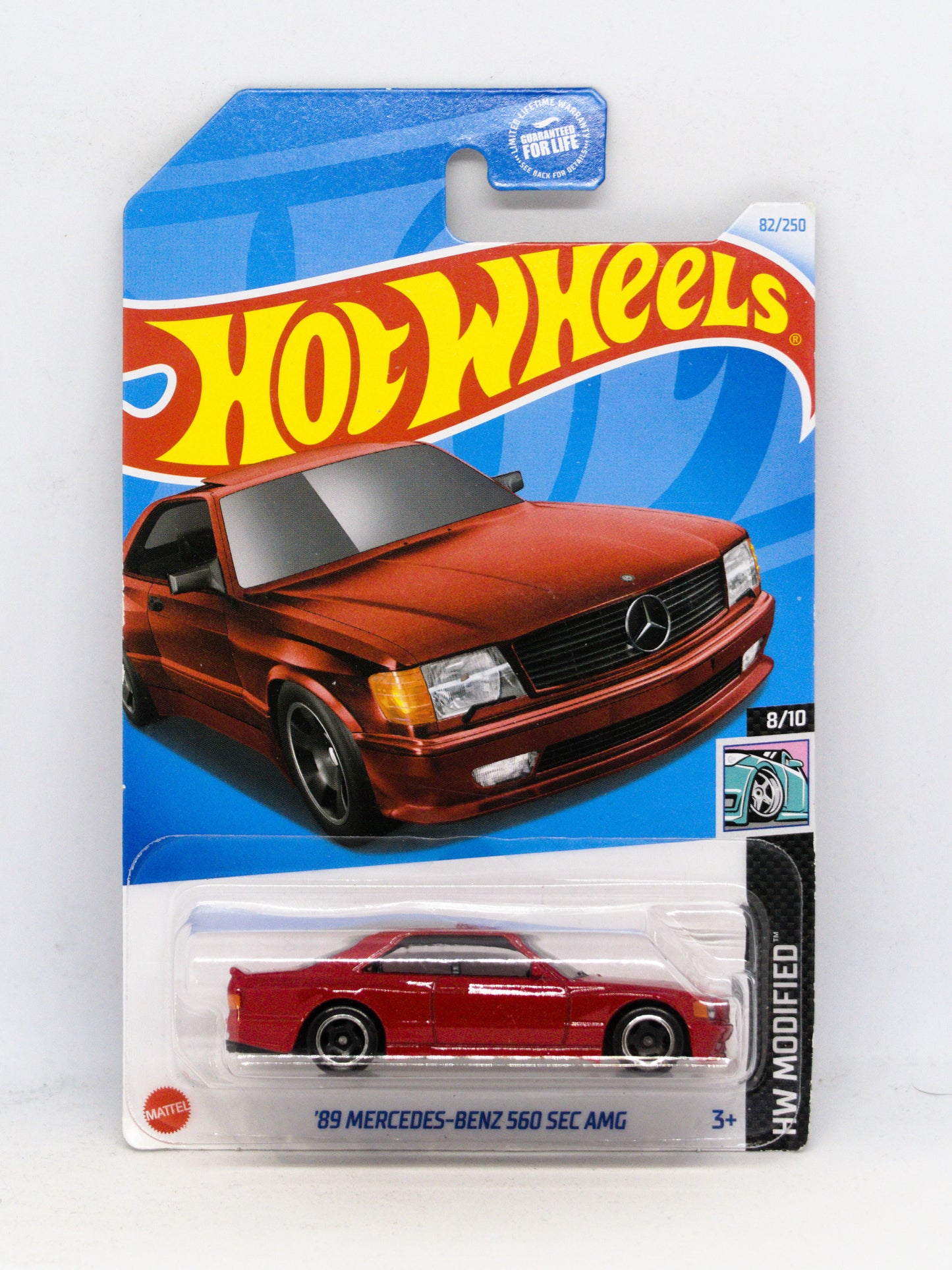 '89 Mercedes-Benz 560 SEC AMG Red