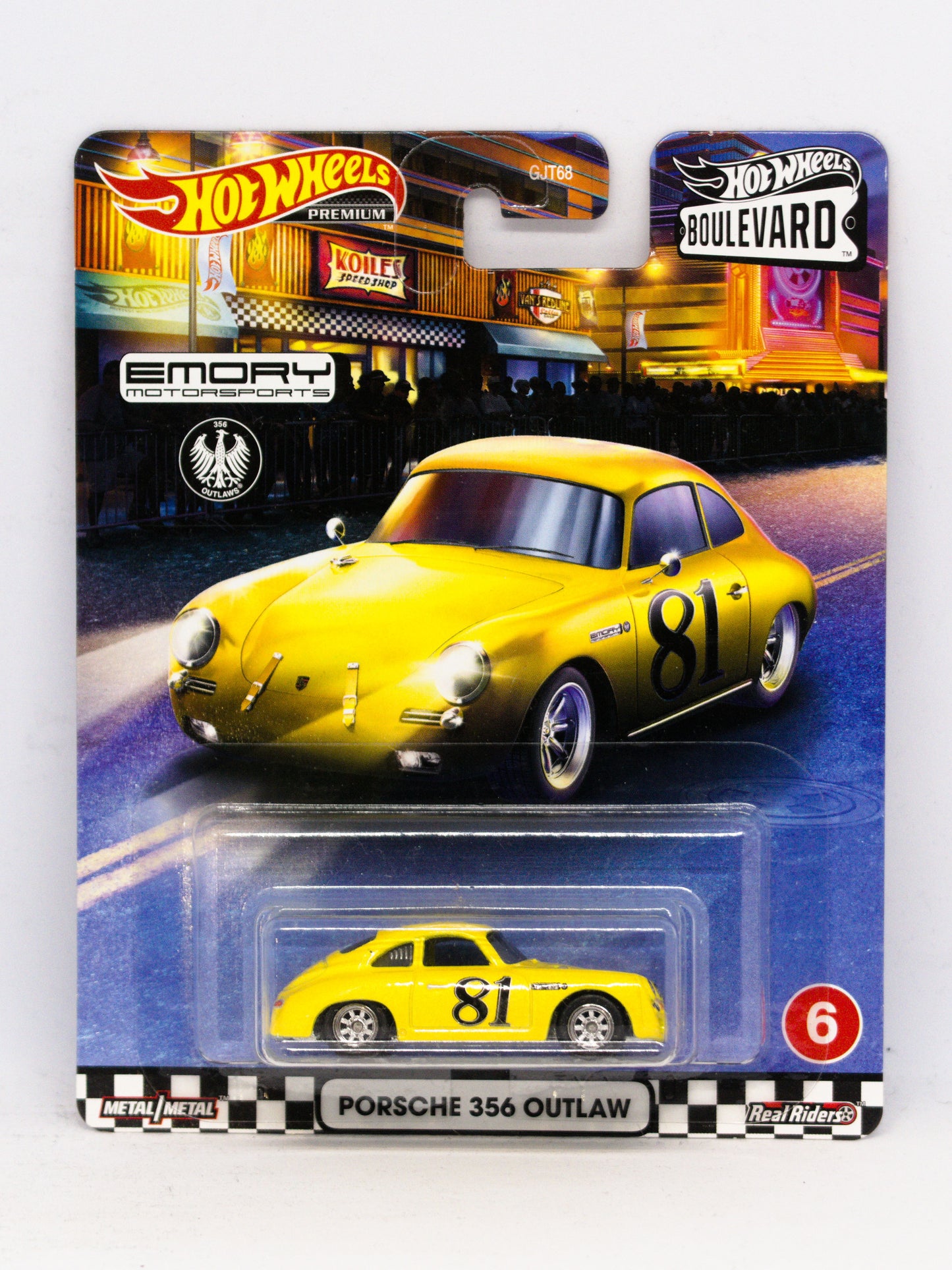 Porsche 356 Outlaw Premium Boulevard #6 Yellow