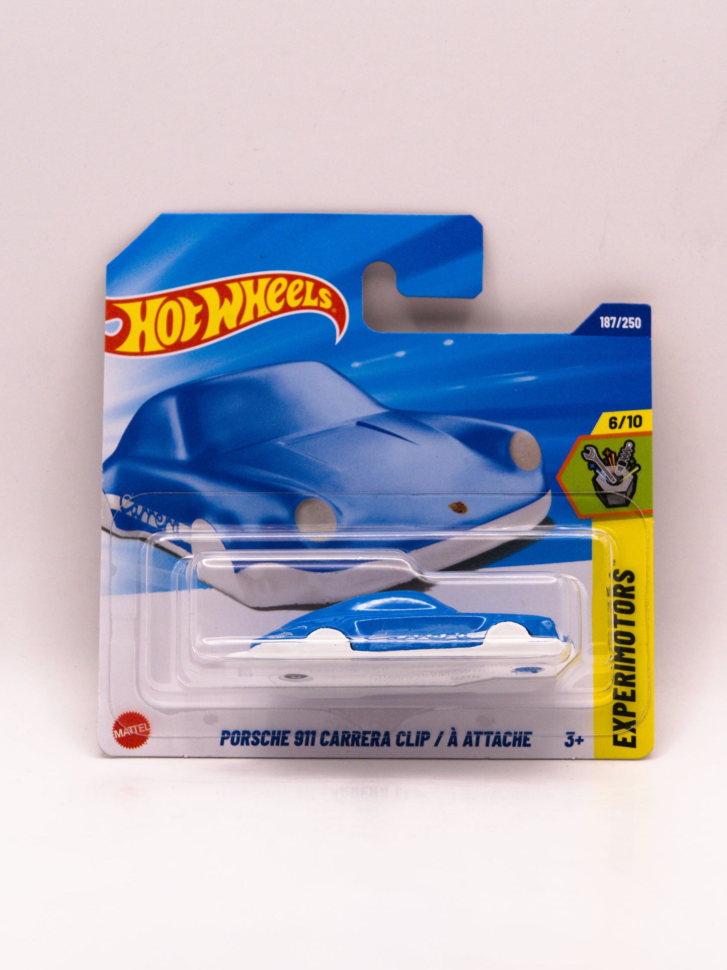 Porsche 911 Carrera Clip - Keychain Blue