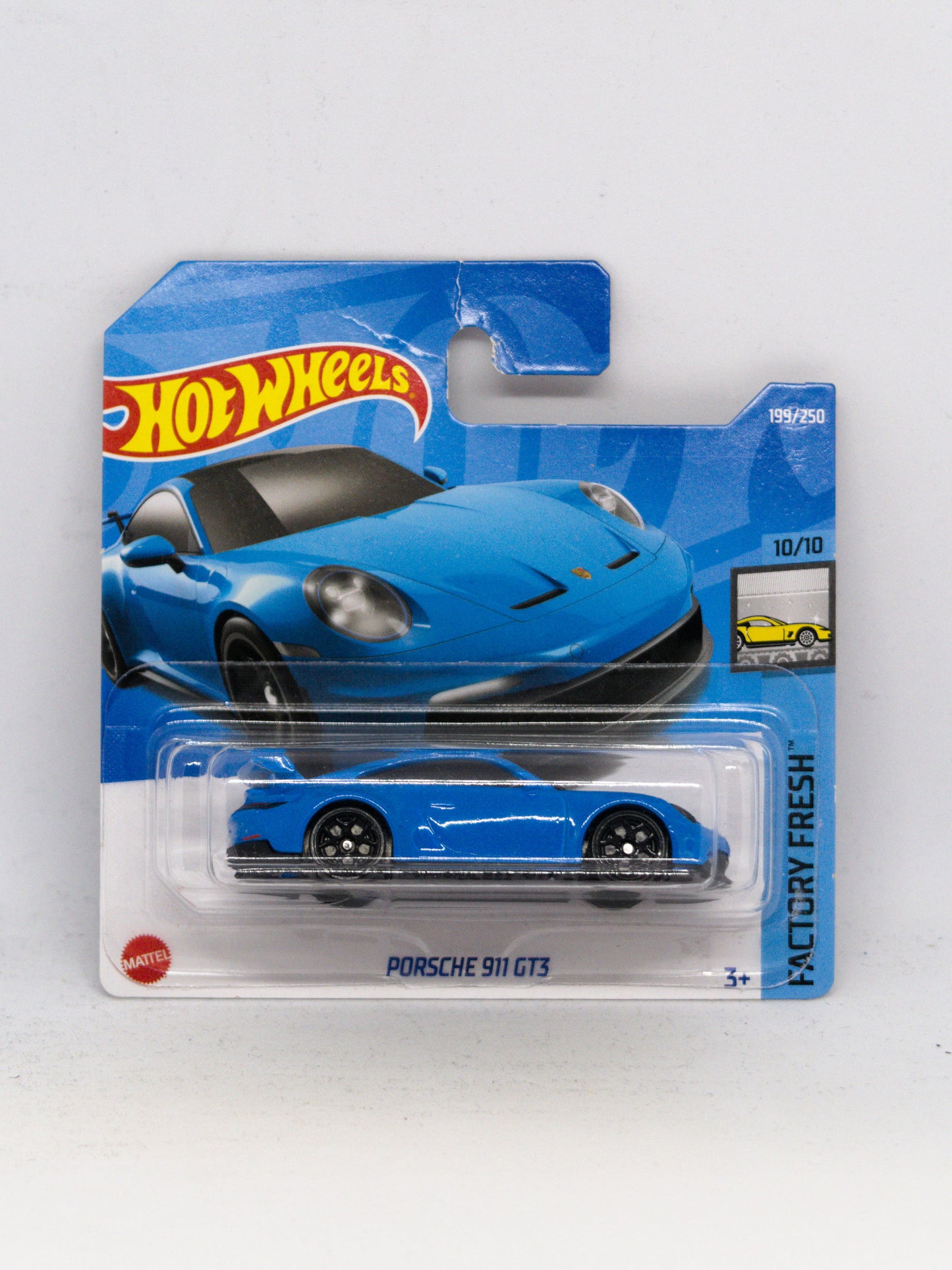 Porsche 911 GT3 Blue - Short Card *Damaged