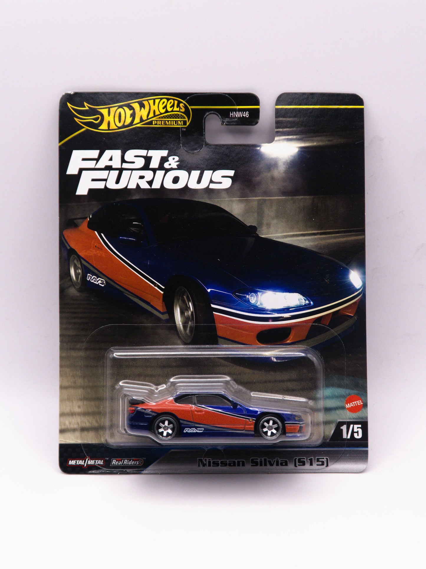 Nissan Silvia S15 Premium Mona Lisa Fast and Furious Blue *Card