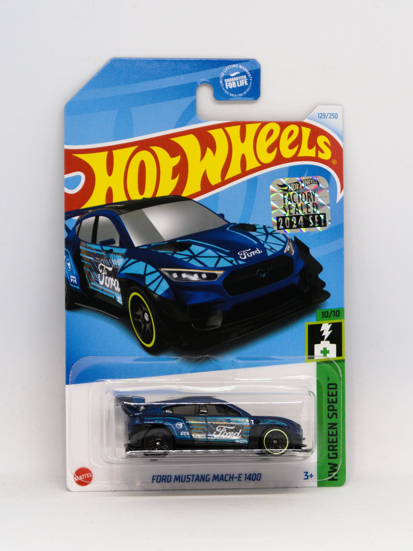 Hot Wheels Treasure Hunt Ford Mustang Mach-E 1400 Blue TH