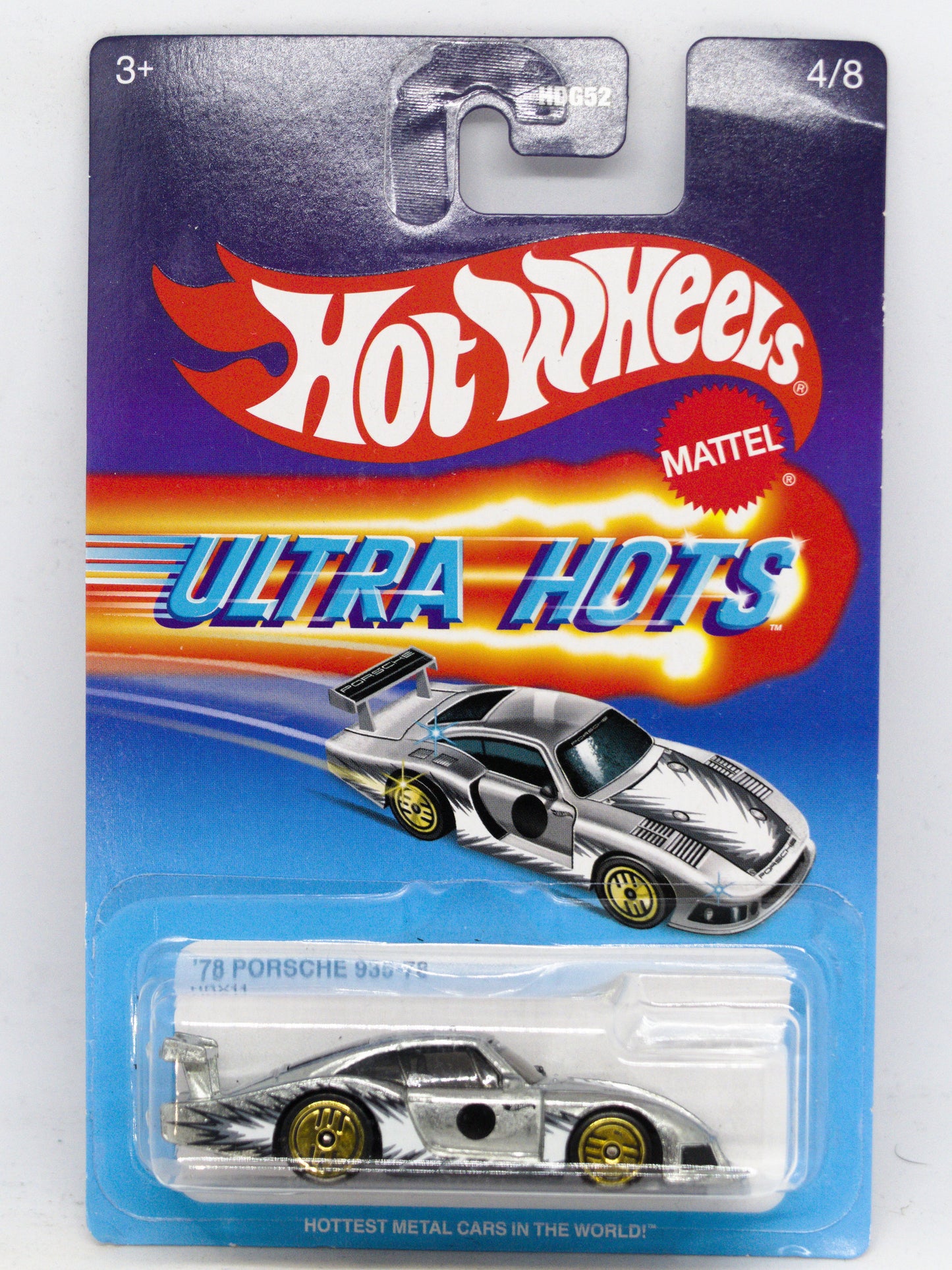 '78 Porsche 935-78 Silver Ultra Hots *Card corner damaged Top Right