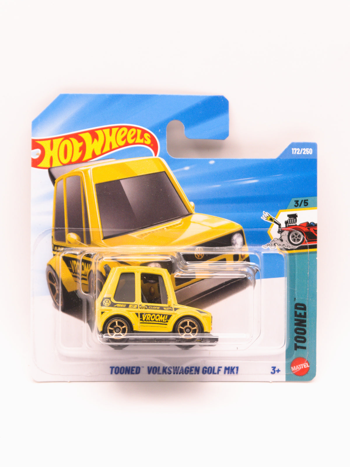 Tooned Volkswagen Golf MK1 Żółty