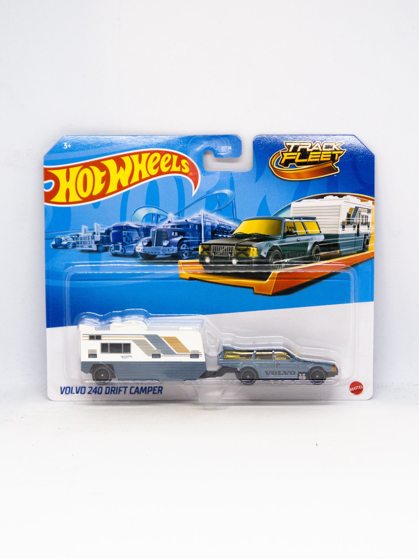 Volvo 240 Drift Camper Gray Tow Truck