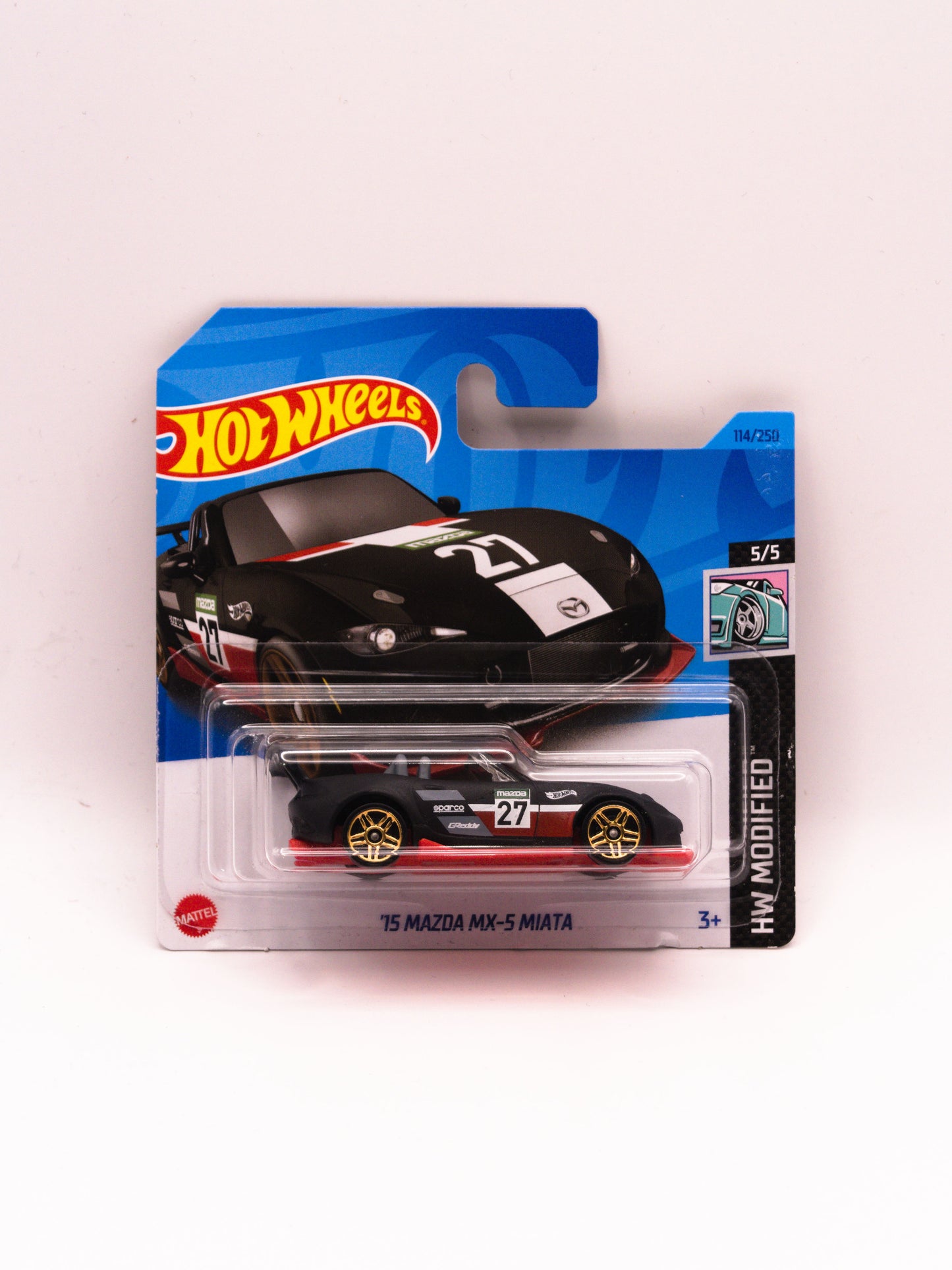 '15 Mazda MX-5 Miata Black with Red Underside