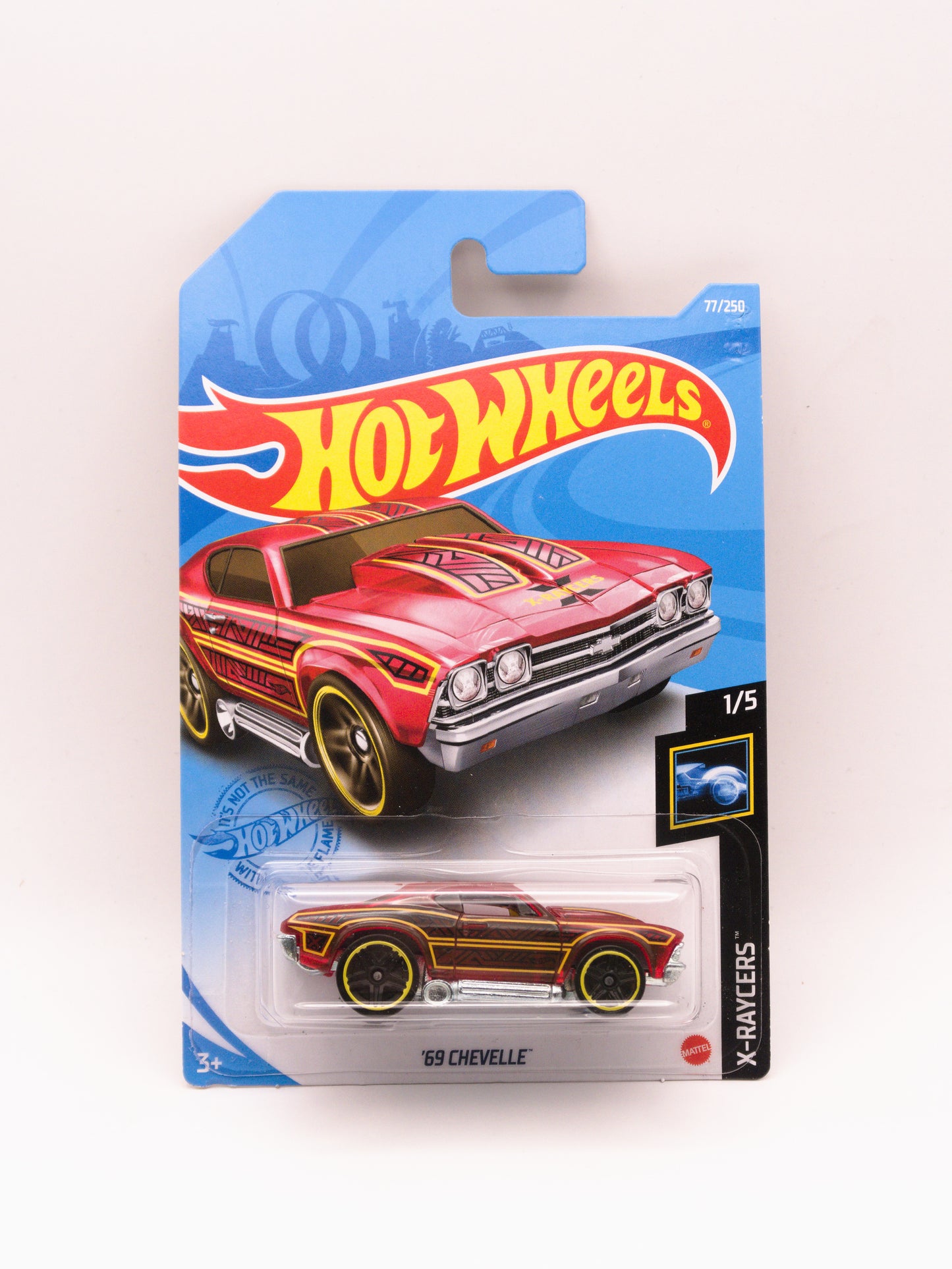 '69 Chevelle Tooned Czerwony