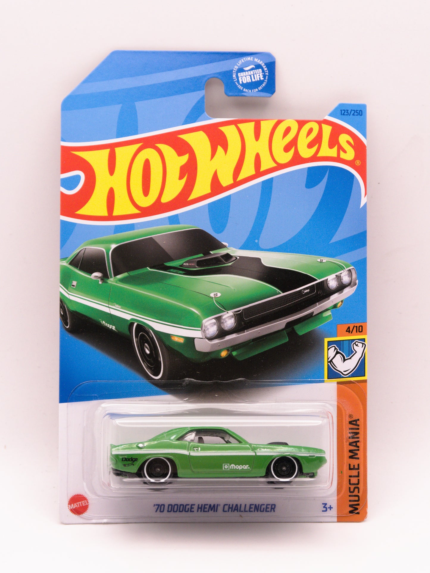'70 Dodge Hemi Challenger Green *Damaged Card