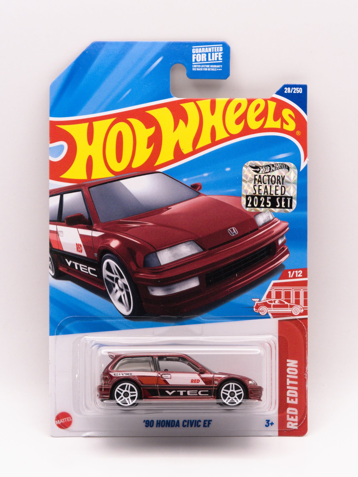 '90 Honda Civic EF Czerwony Red Edition Factory Sealed