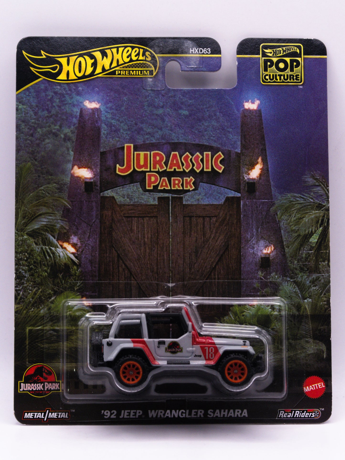 '92 Jeep Wrangler Sahara Gray Jurassic Park Premium Gray