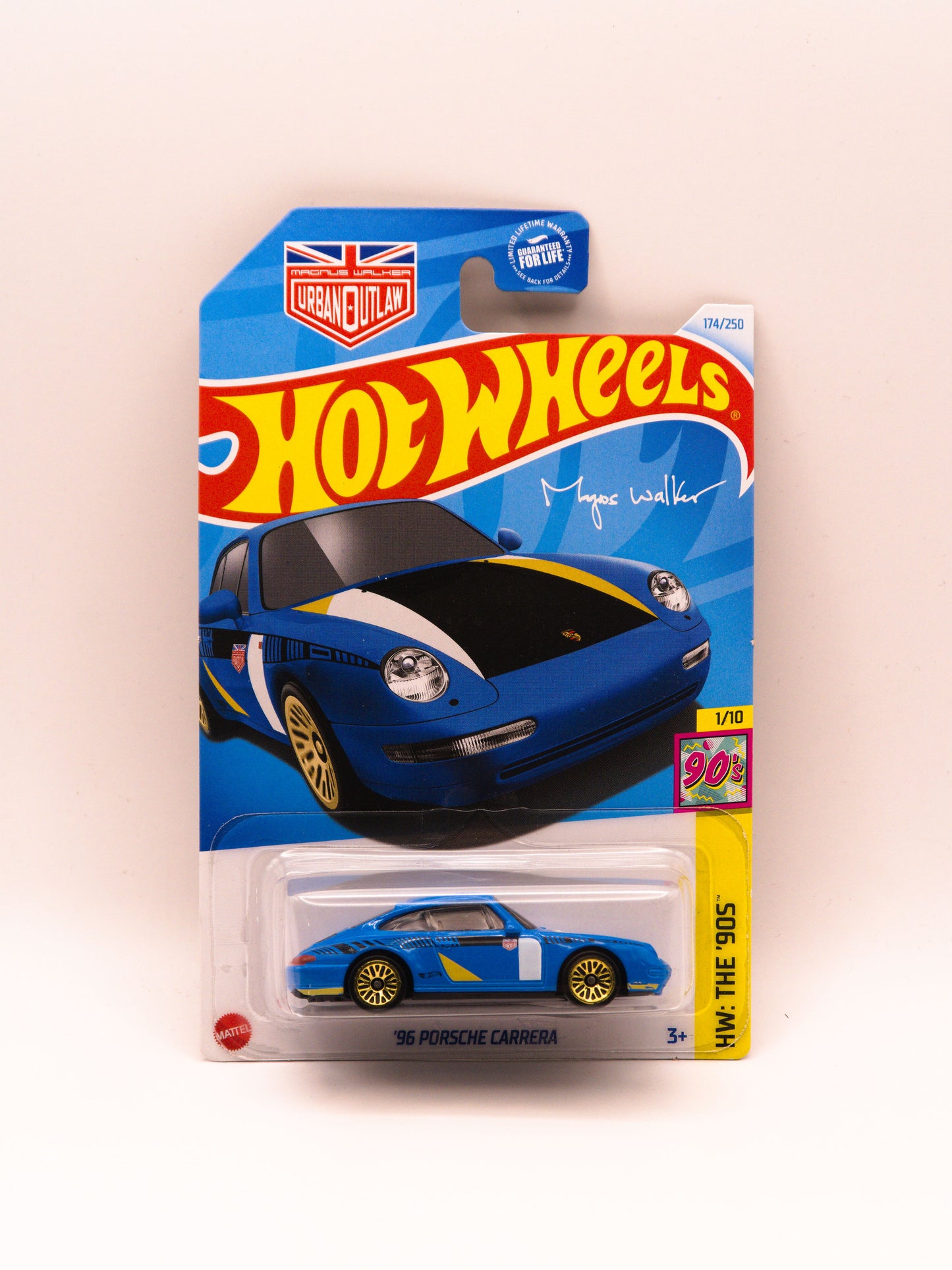 '96 Porsche Carrera Blue Magnus Long Card