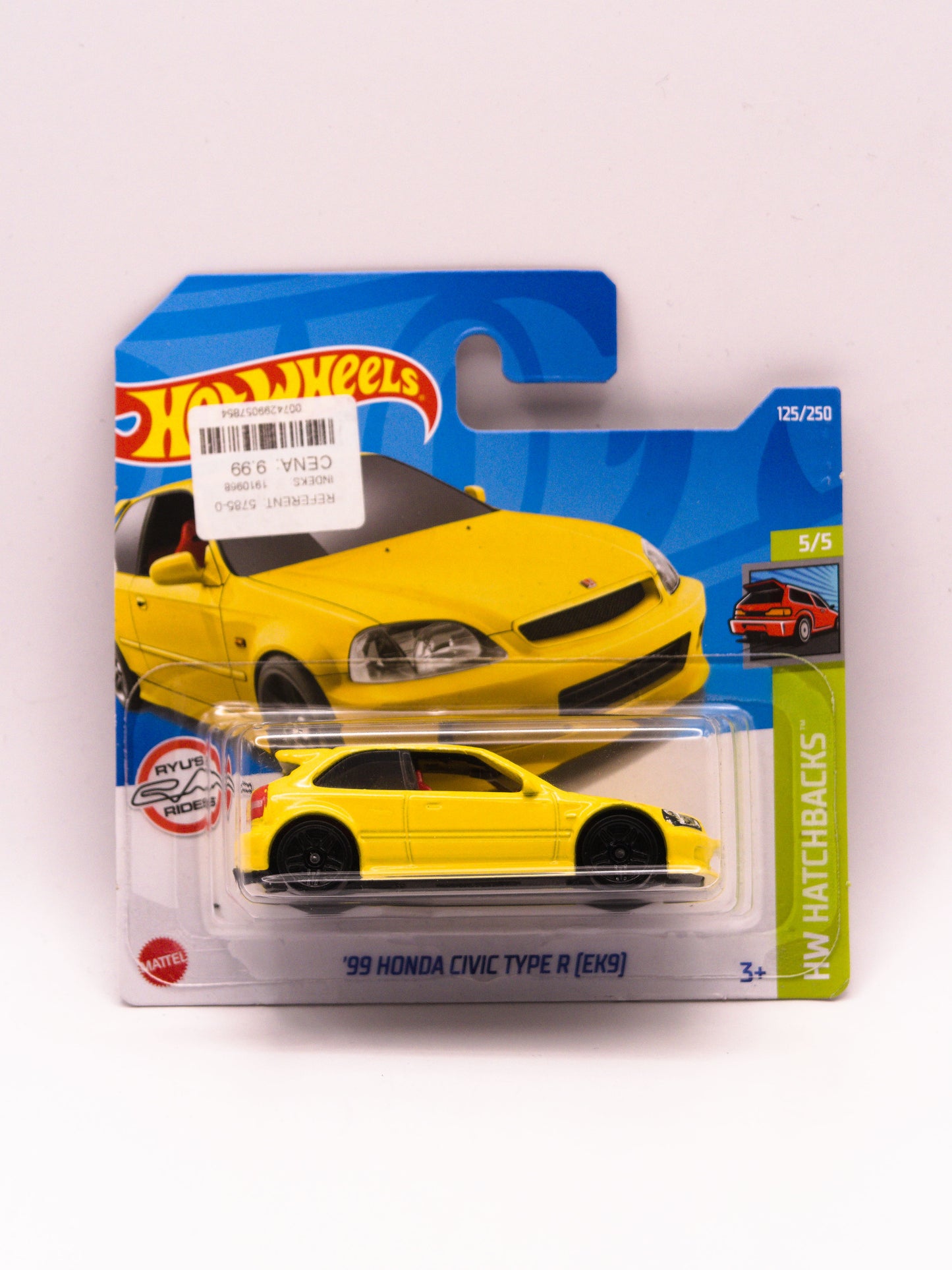 '99 Honda Civic Type R (EK9) Yellow *Sticker