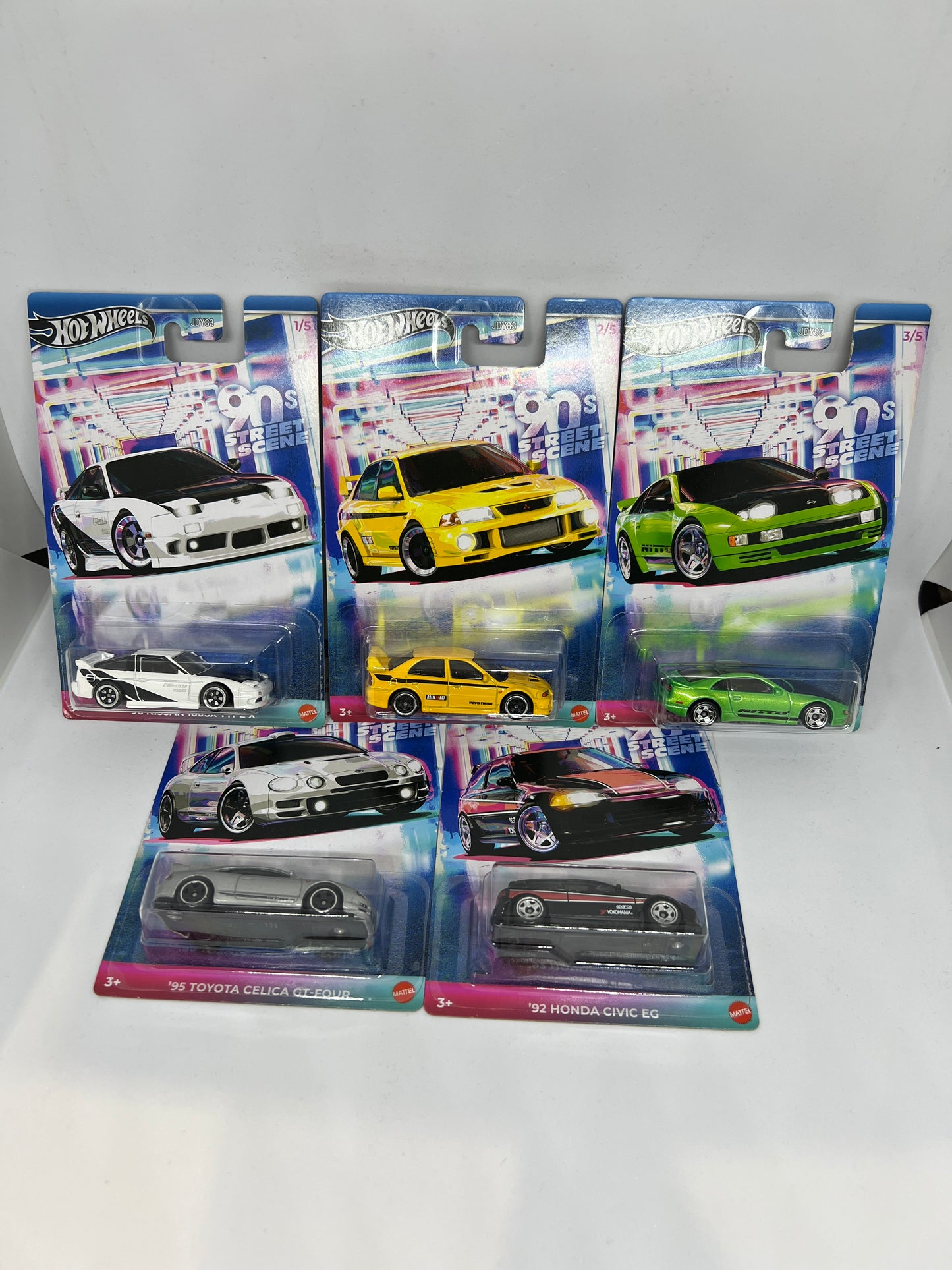 Hot Wheels 90's Street Scene - set of 5 cars