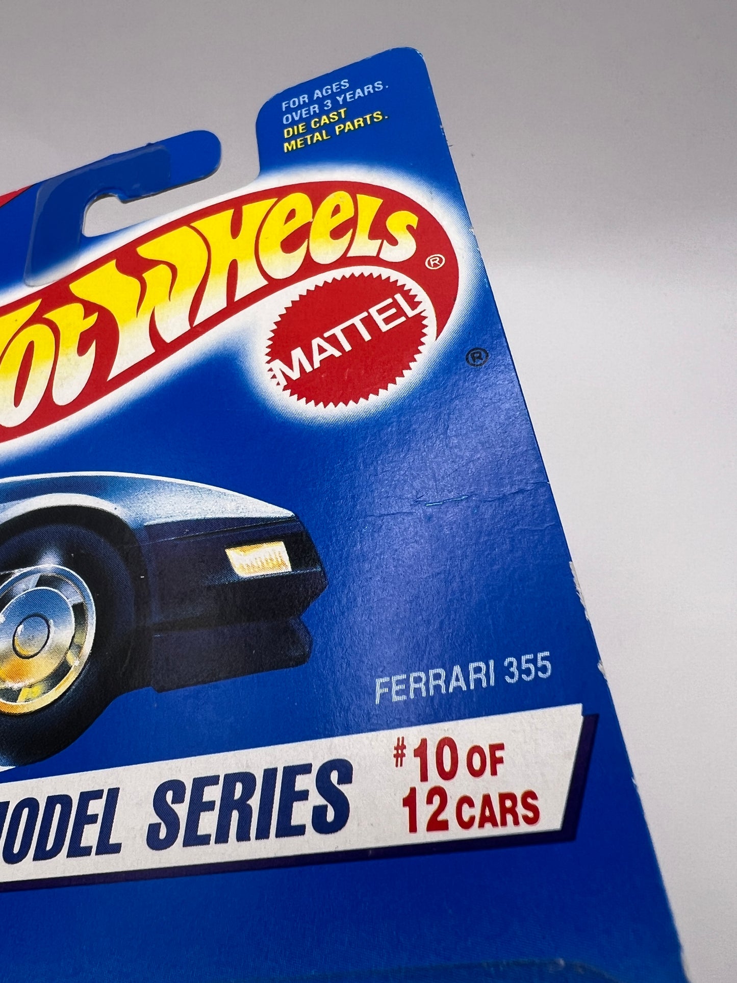 Ferrari 355 Yellow 1995 - Variant 5 DOT Without Stripe *Card