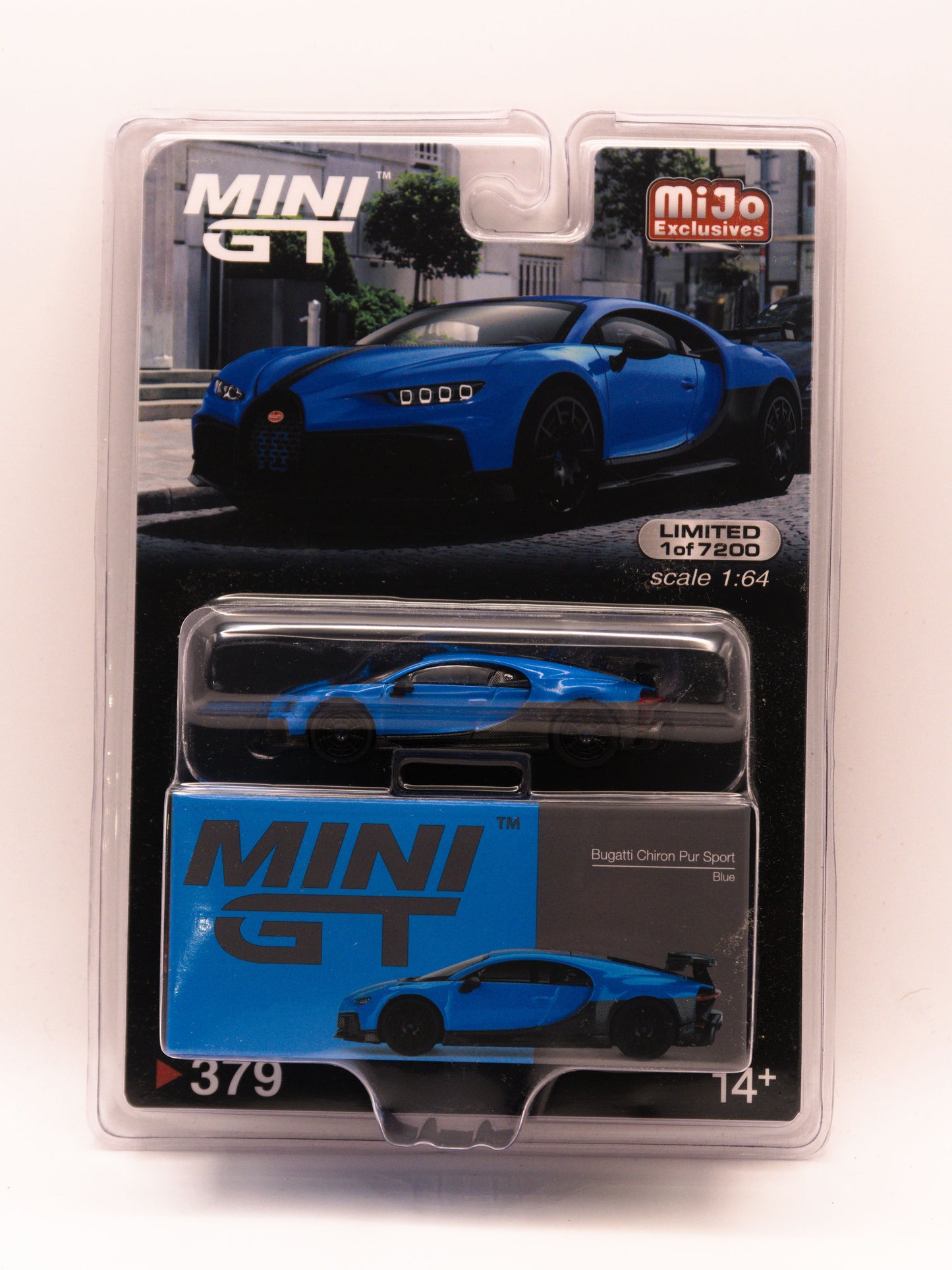 Mini GT 379 Bugatti Chiron Pur Sport Blue