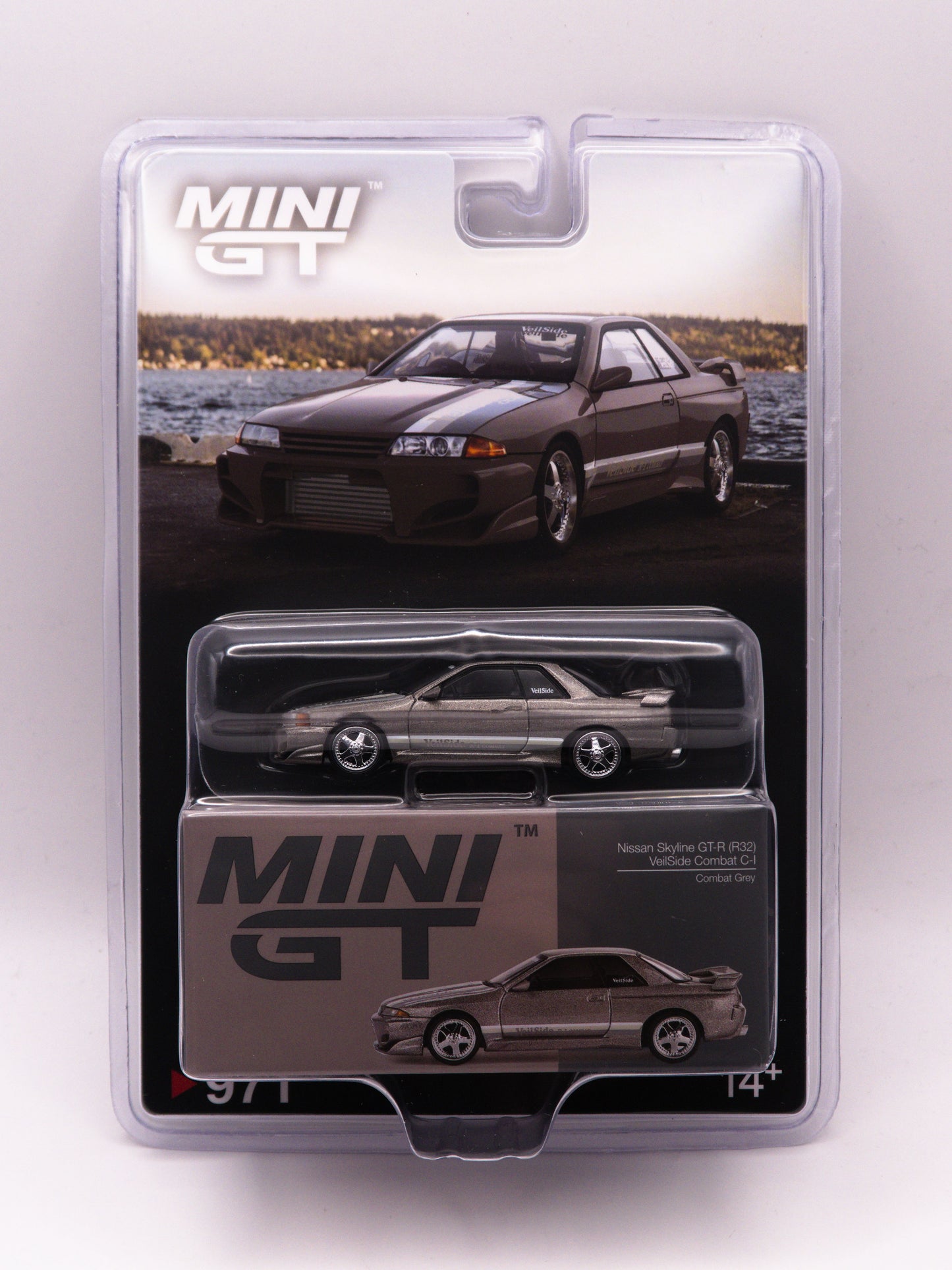 Mini GT #971 Nissan Skyline GT-R R32 VeilSide Combat CI Combat Grey *BLISTER