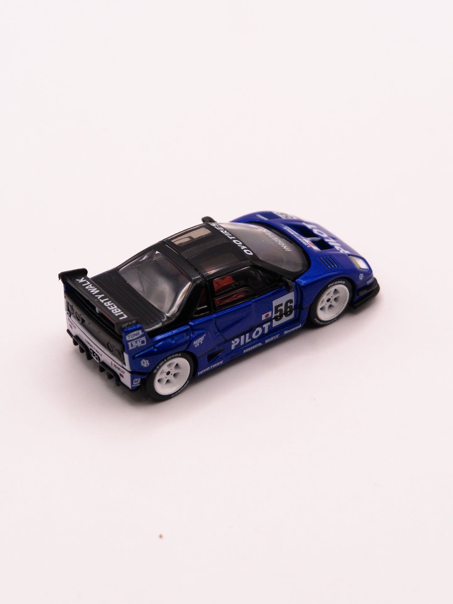 Mini GT #1047 Mazda AZ-1 Liberty Walk LB40 PILOT Niebieski *Pudełko