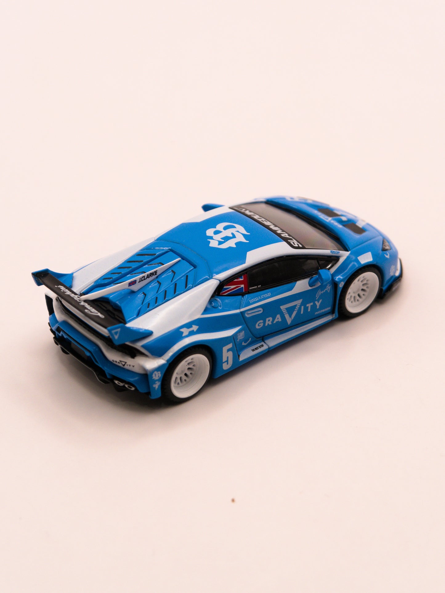 Mini GT #1055 Lamborghini Huracan GT Gravity Liberty Walk LB-WORKS Niebieski *Pudełko