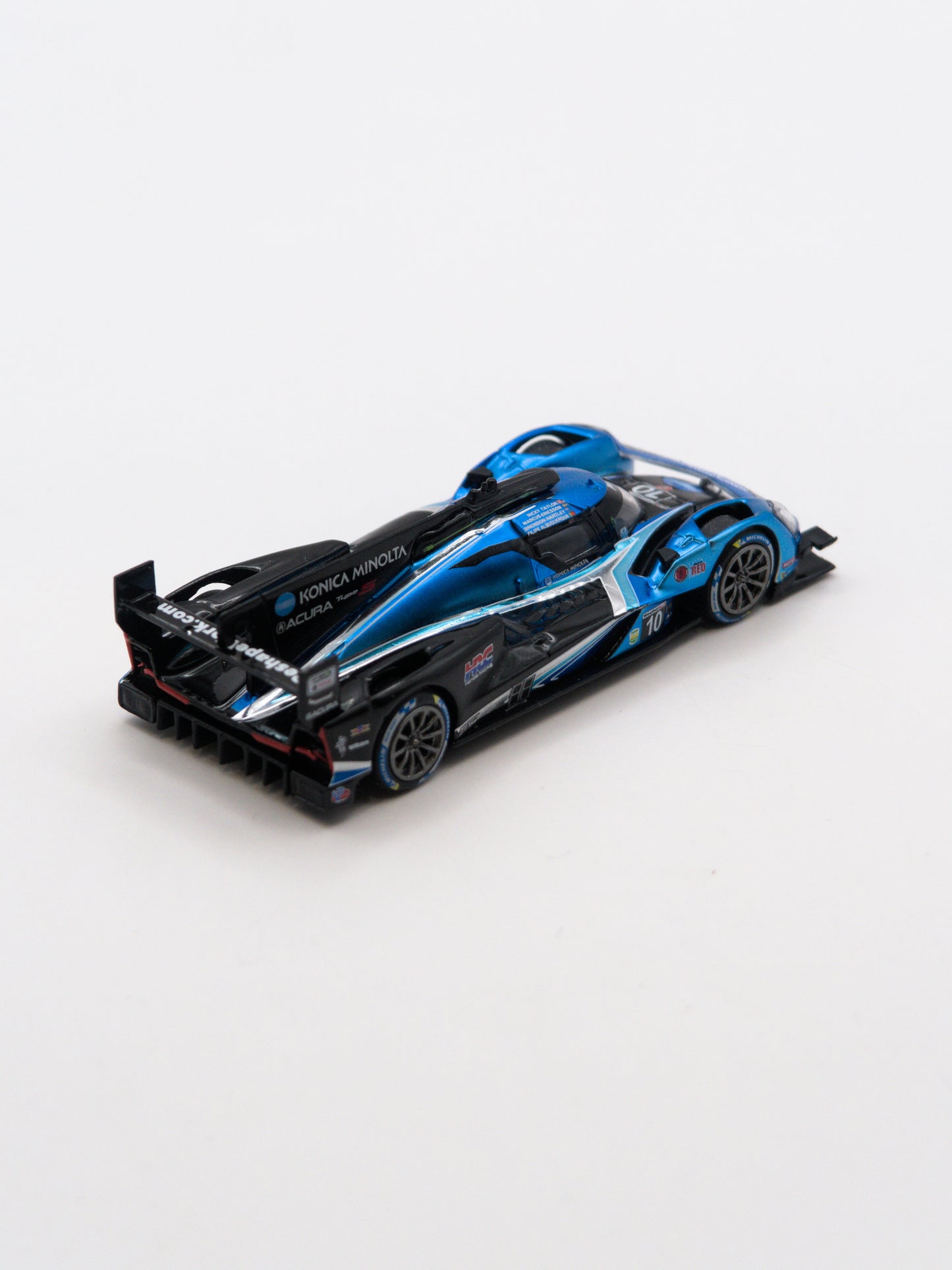 Mini GT #1056 Acura ARX-06 GTP Wayne Taylor Racing Niebieski