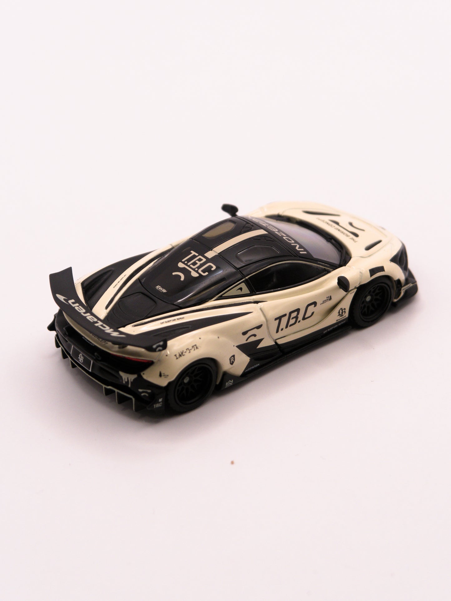 Mini GT #1083 McLaren 720S Liberty Walk LB-WORKS The Boring Concept Beżowy *Pudełko