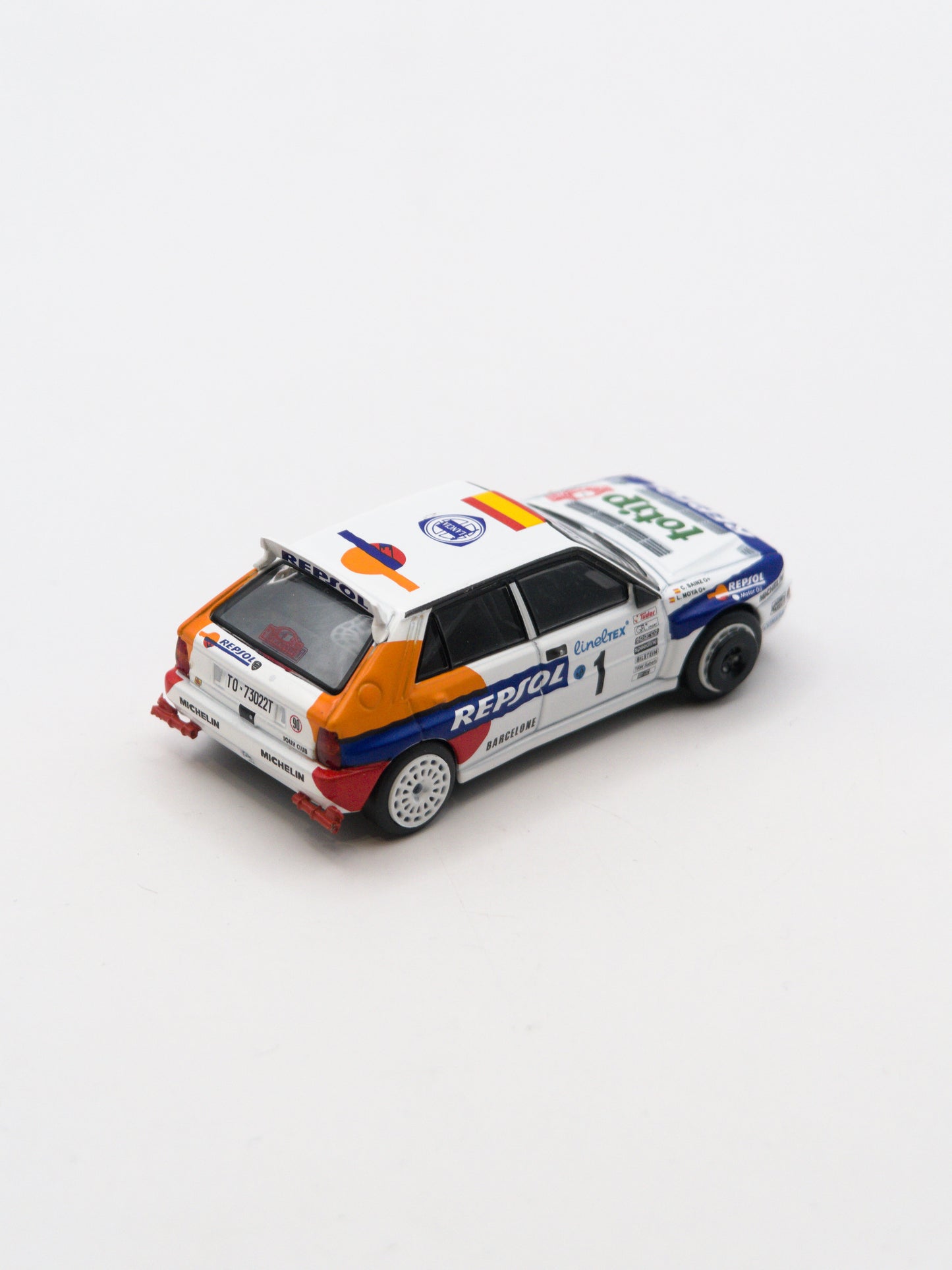 Mini GT #1131 Lancia Delta Integrale Evoluzione #1 Rally Monte Carlo 1993 Biały