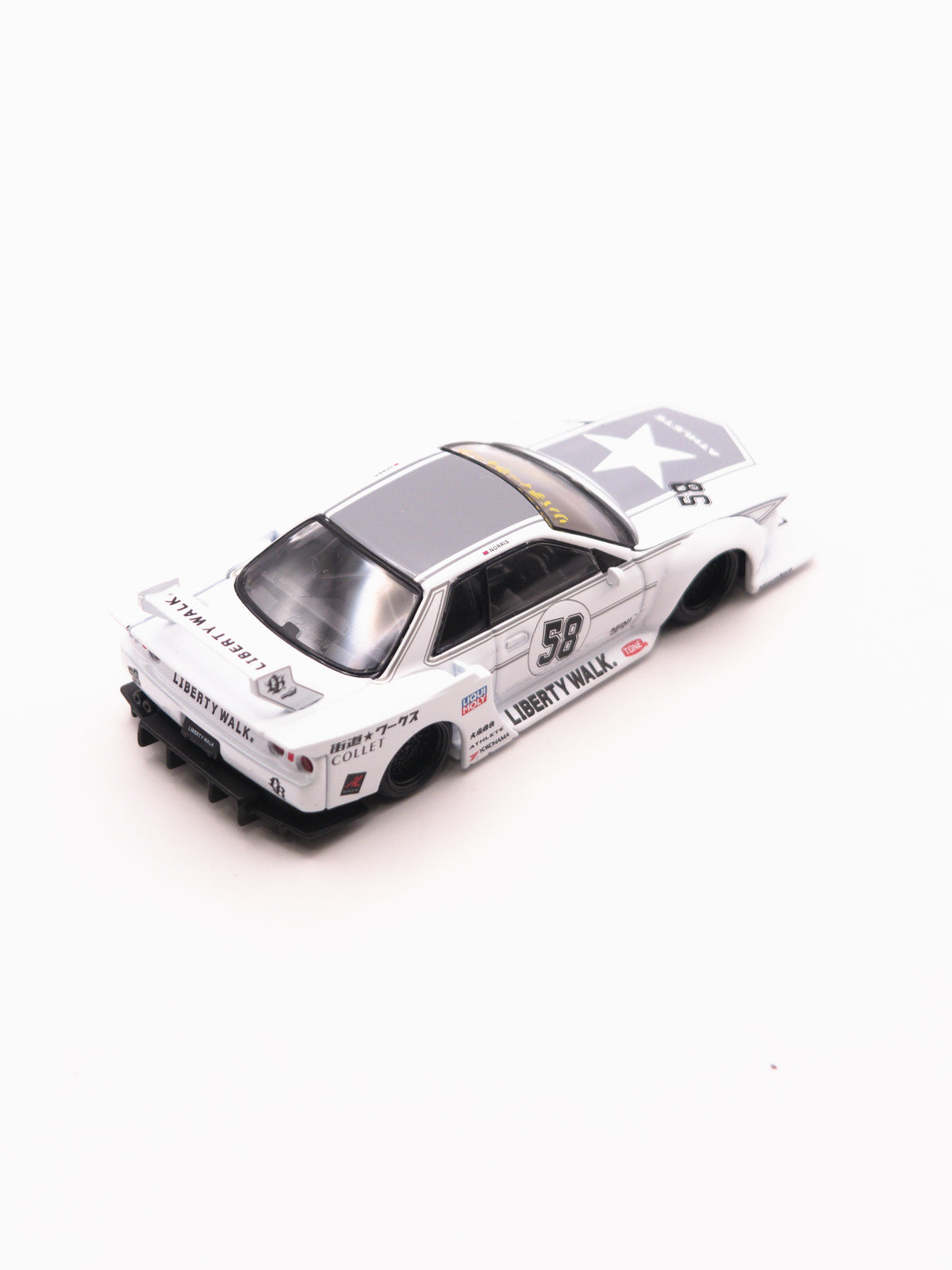 Mini GT #1217 Nissan Skyline GT-R R32 Liberty Walk Biały *PUDEŁKO!