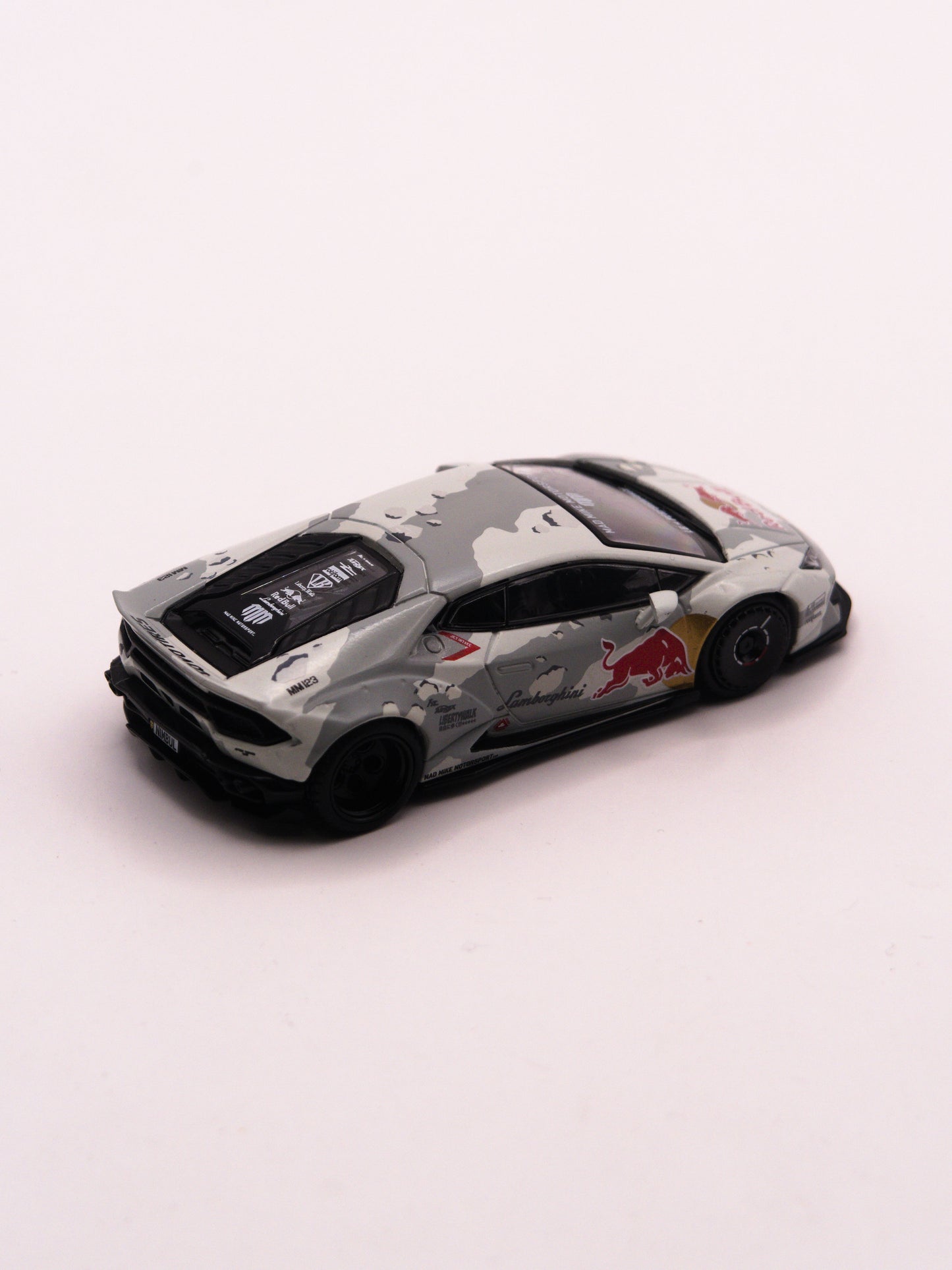 Mini GT #967 Lamborghini Huracan LB WORKS Mad Mike NIMBUL Gray