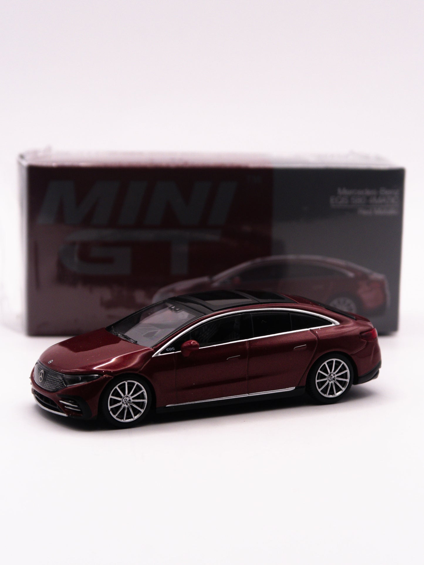 Mini GT #970 Mercedes Benz EQS 580 4Matic Red BOX