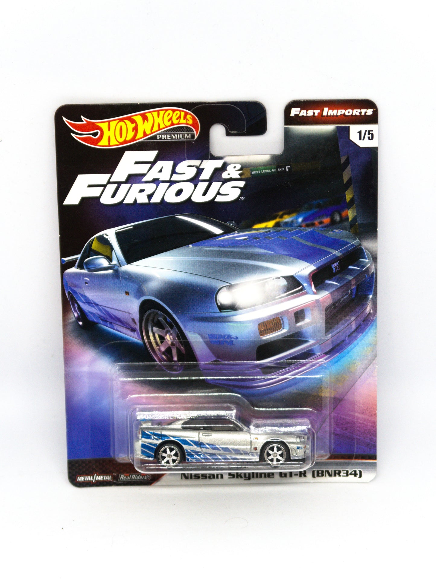 Nissan Skyline GT-R R34 Fast and Furious Silver