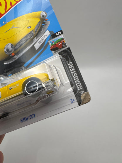 BMW 507 Yellow Long Card