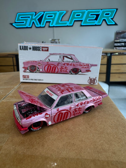 Kaido House #161 Datsun 510 Pro Street BUTA V1 Różowy - SEALED BOX! CHASE!